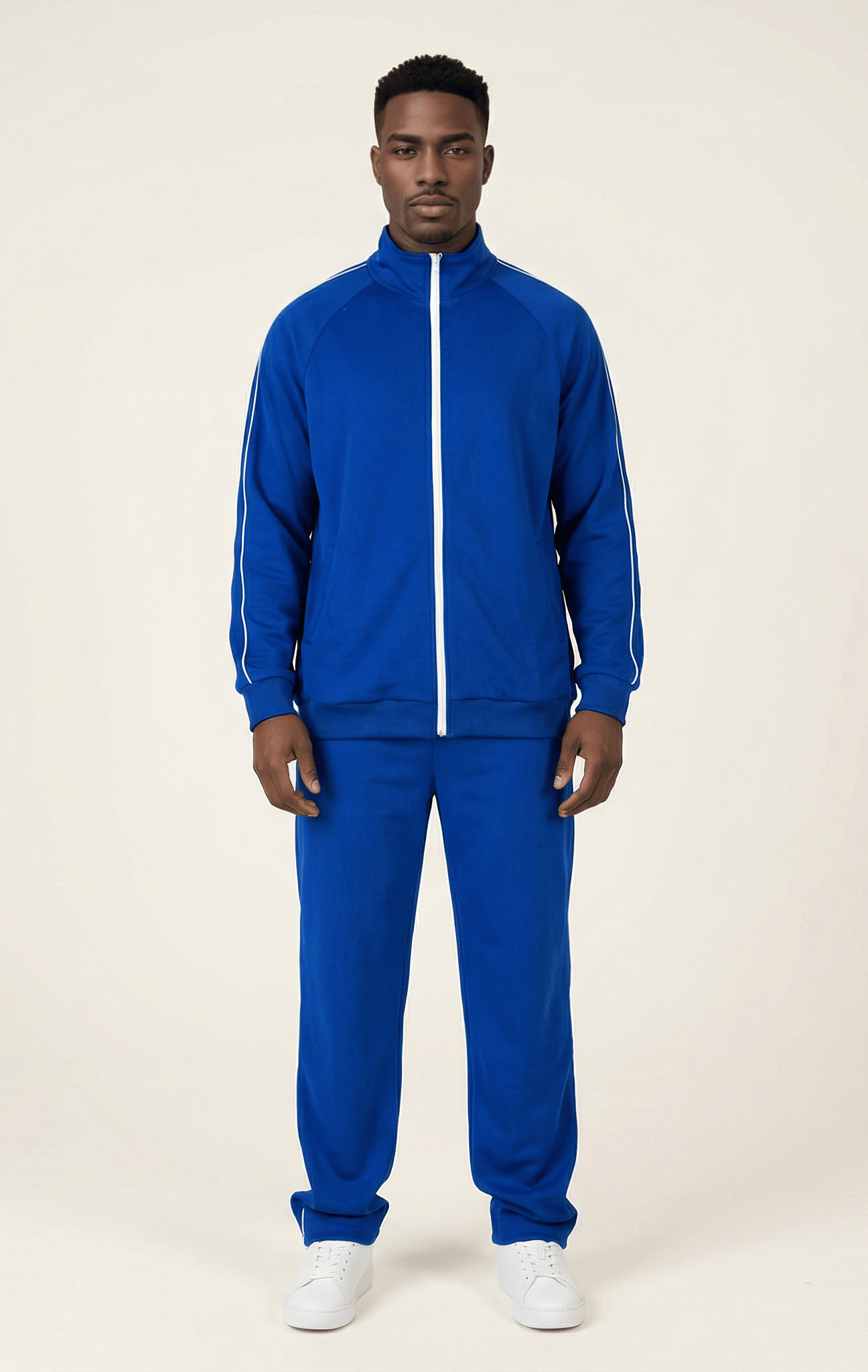 Blue Sports Jumpsuit set Kabayare