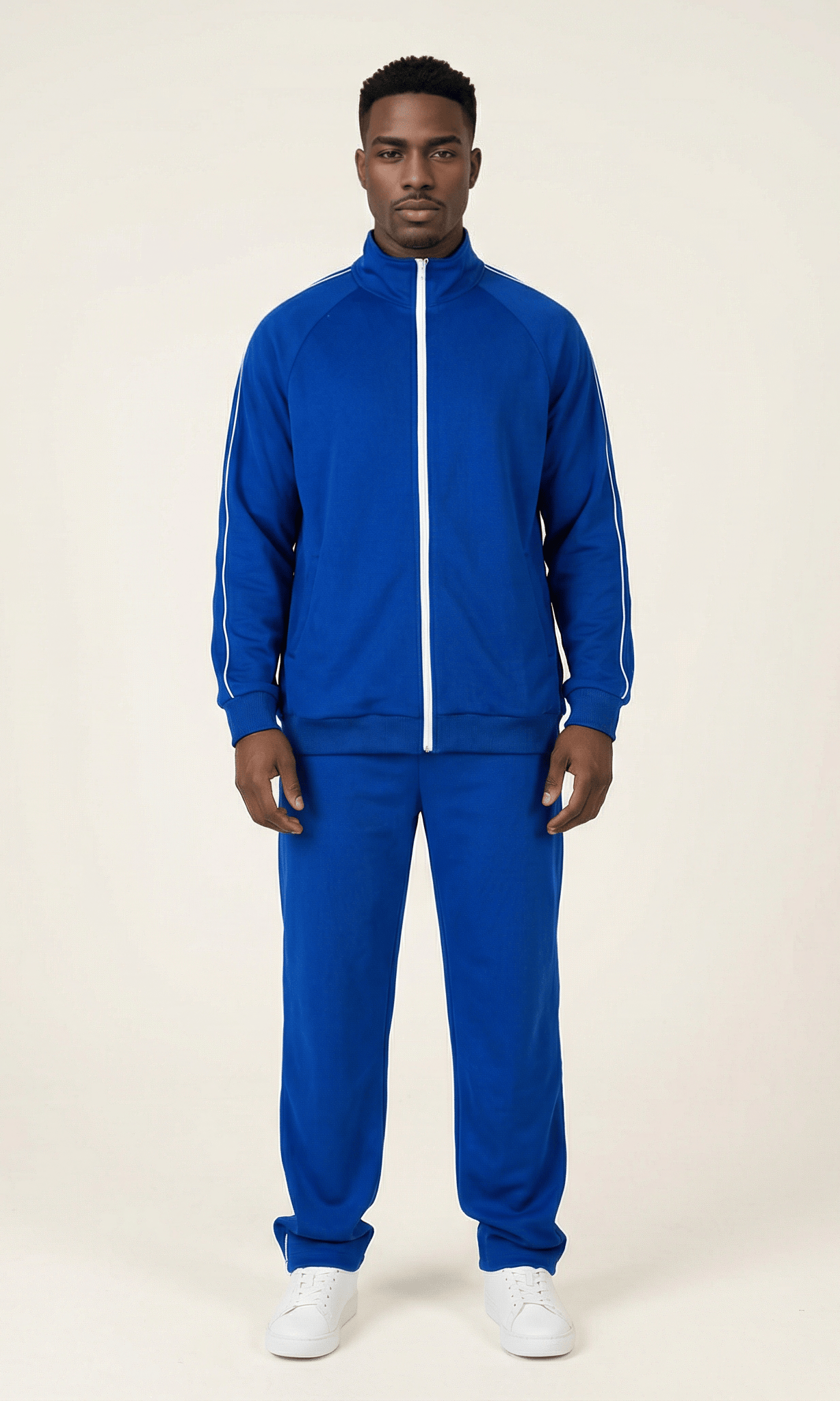 Blue Sports Jumpsuit set Kabayare