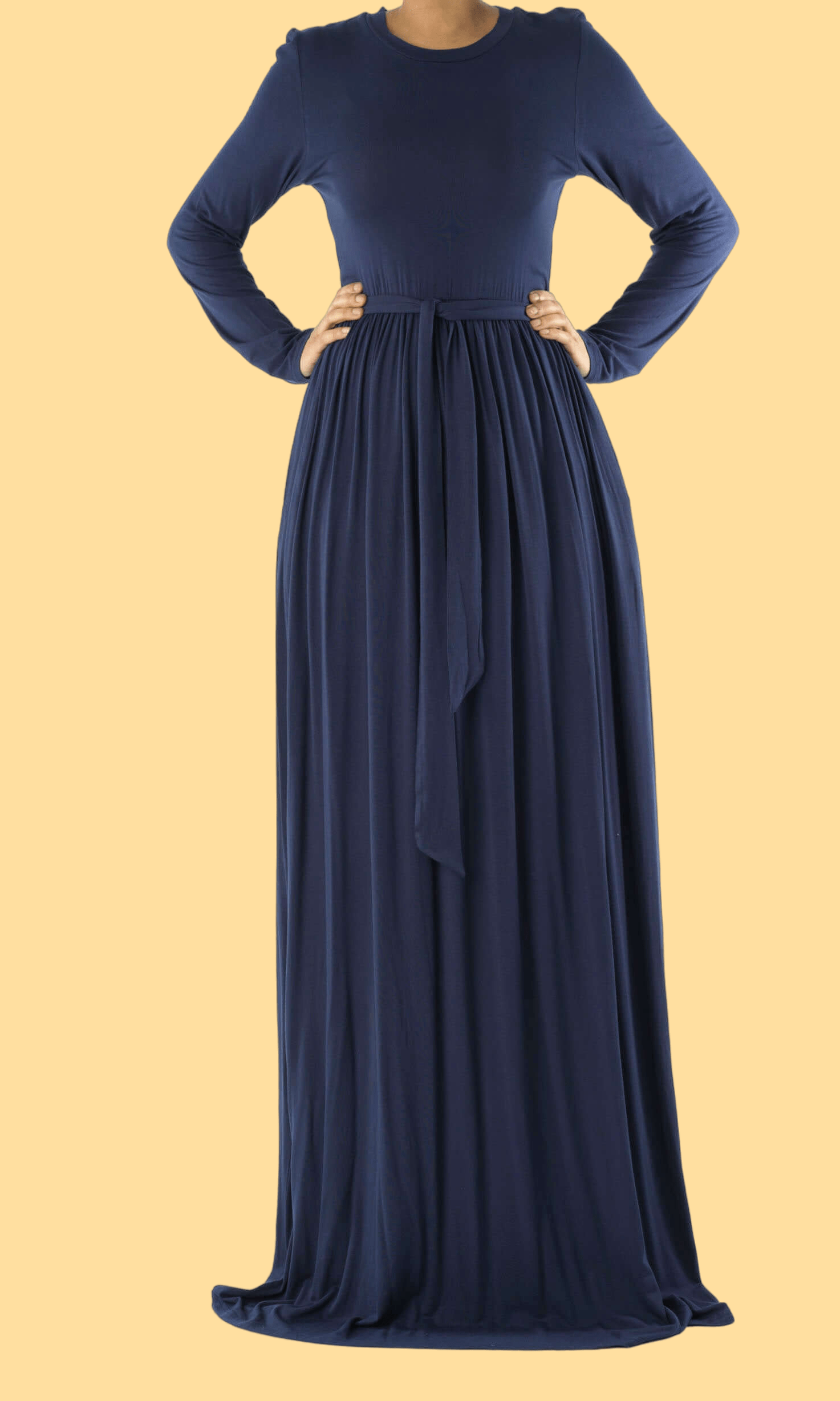Blueberry Cotton Candy Jersey Maxi  Dress ( Extra Soft) Kabayare