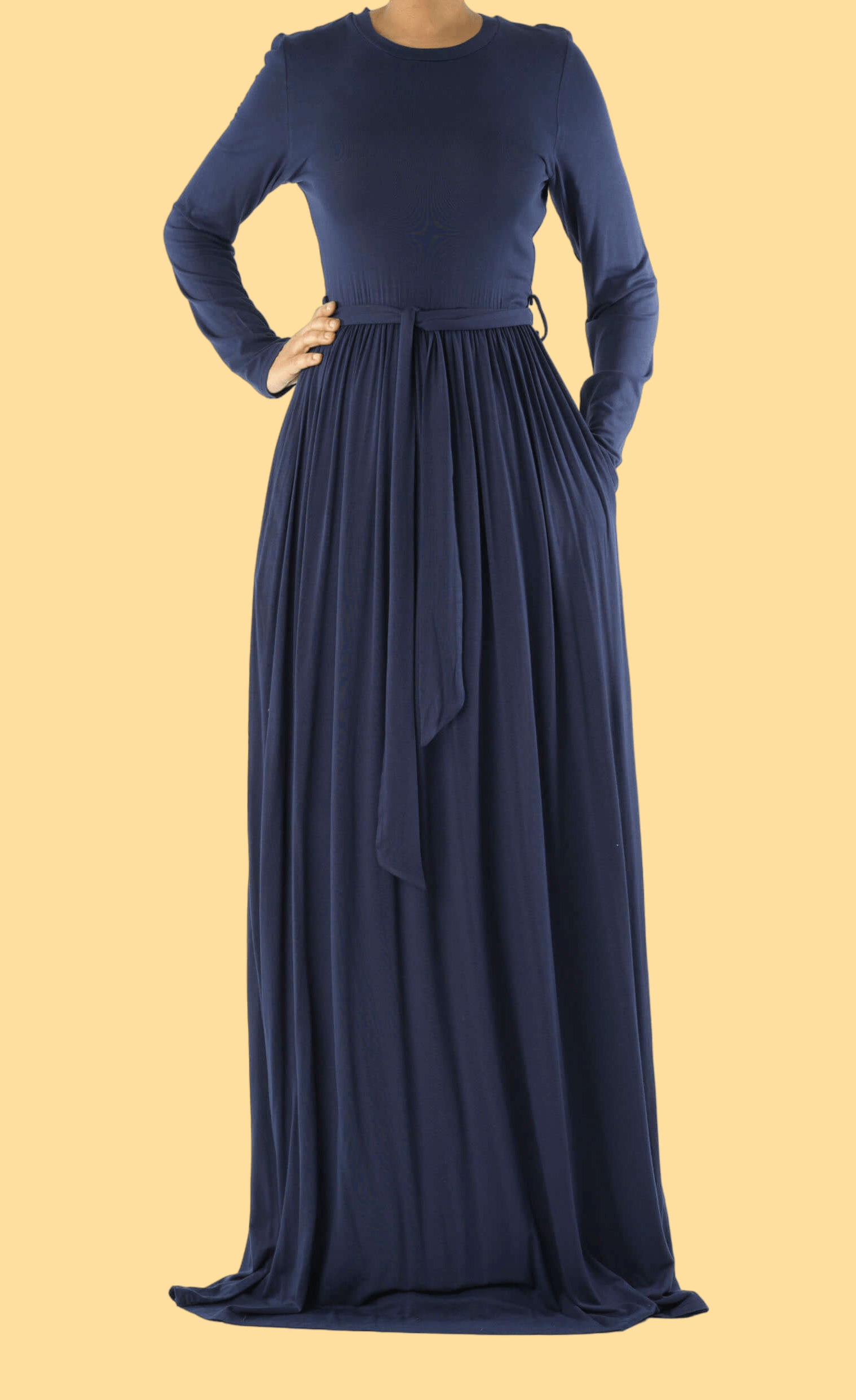Blueberry Cotton Candy Jersey Maxi Dress ( Extra Soft) Kabayare
