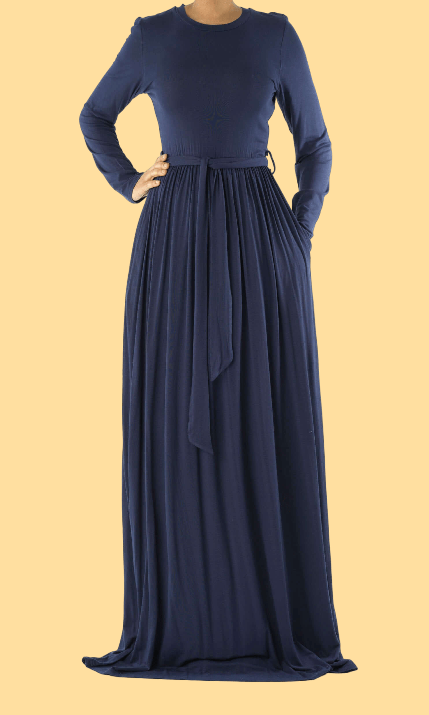 Blueberry Cotton Candy Jersey Maxi  Dress ( Extra Soft) Kabayare