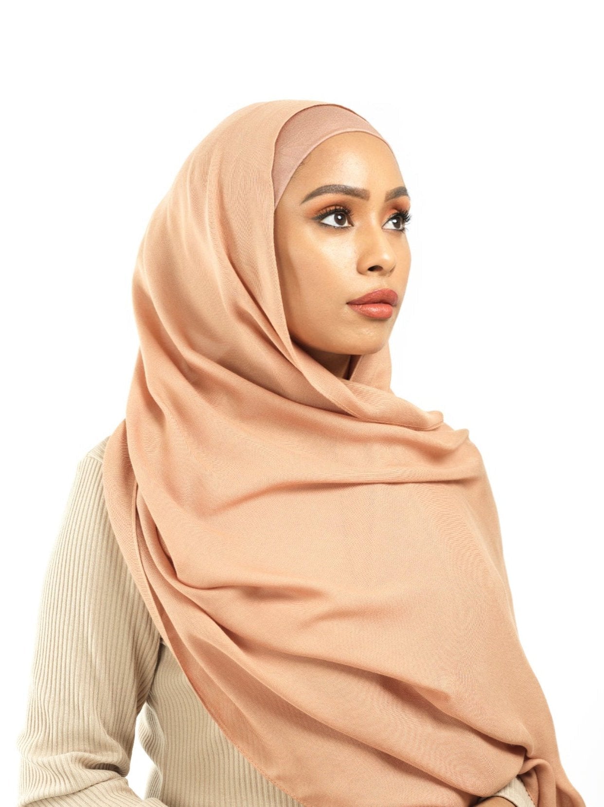 Blush Modal hijab Kabayare