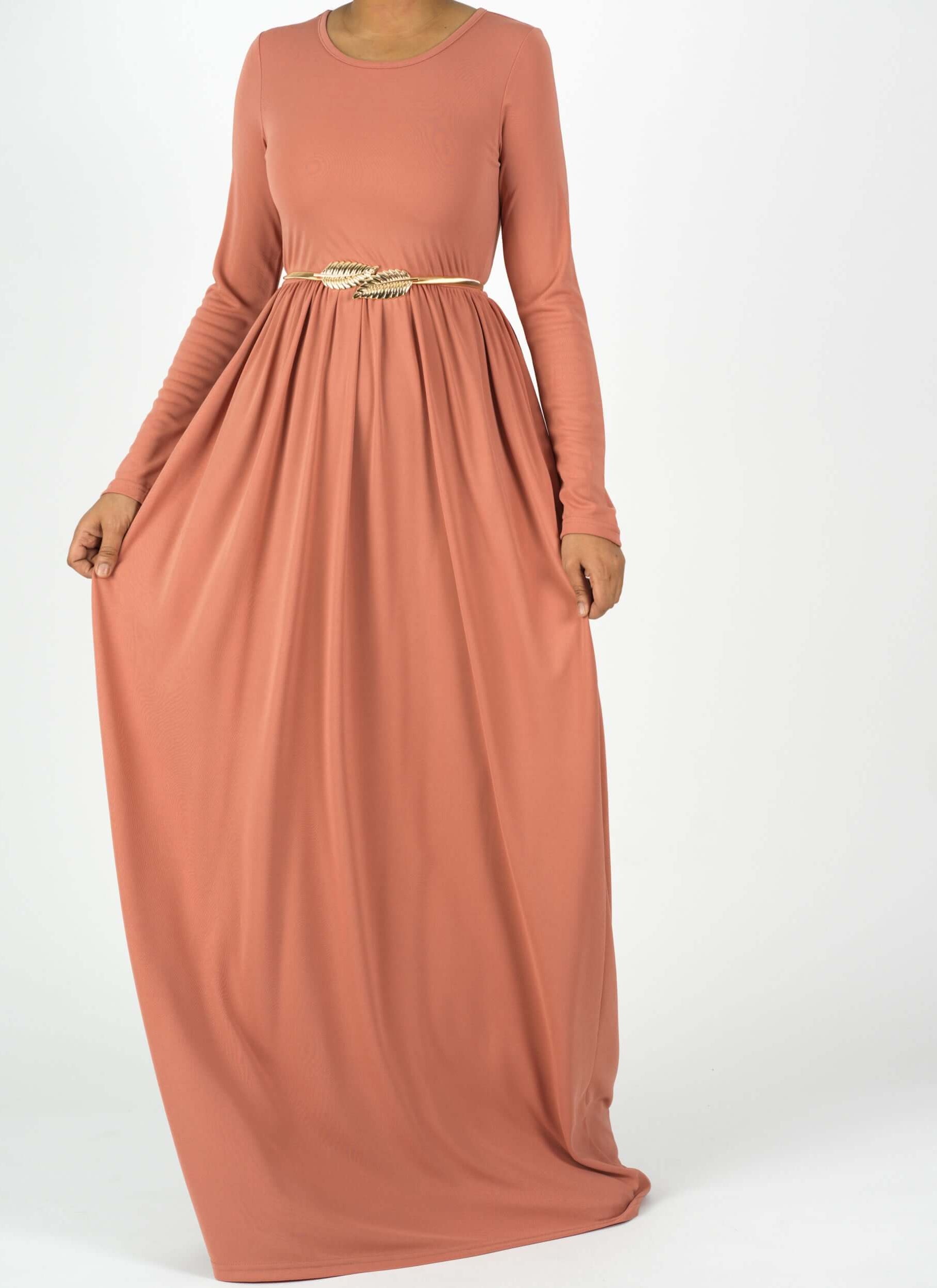 Blush Original Milk Silk Maxi Dress Kabayare
