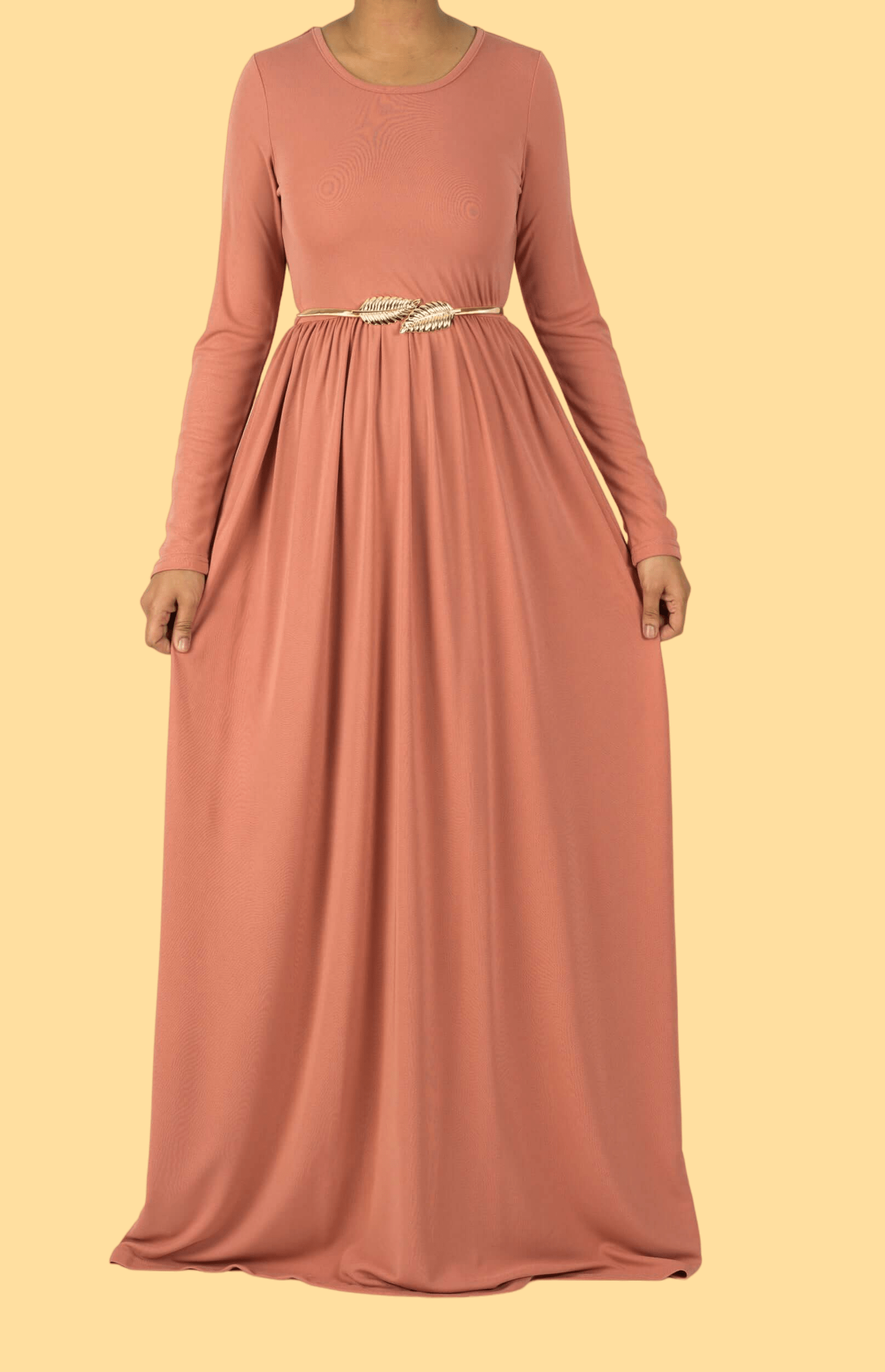 Blush Original Milk Silk modest Maxi Dress Kabayare