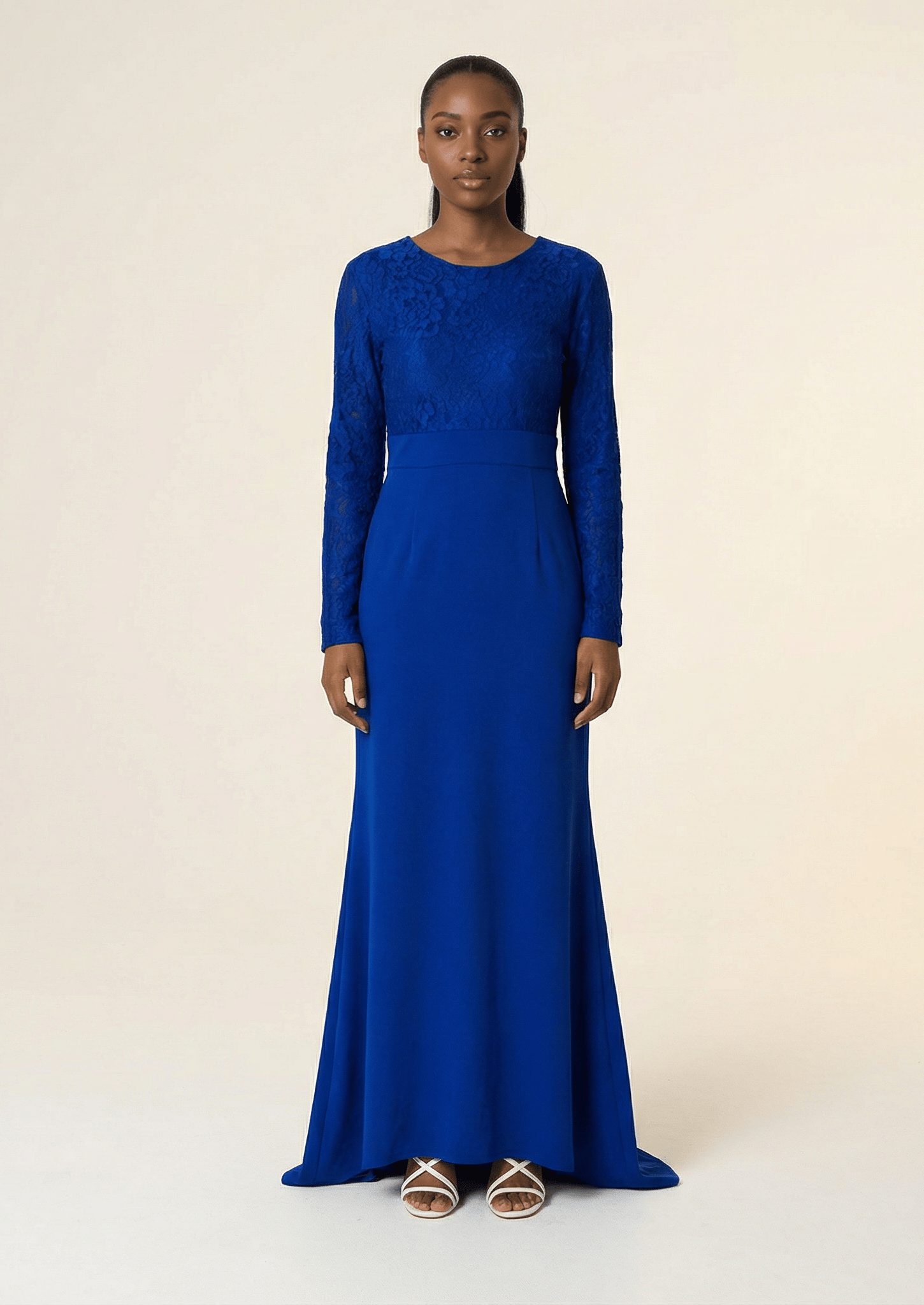 Bow-tie Fetching maxi dress Kabayare