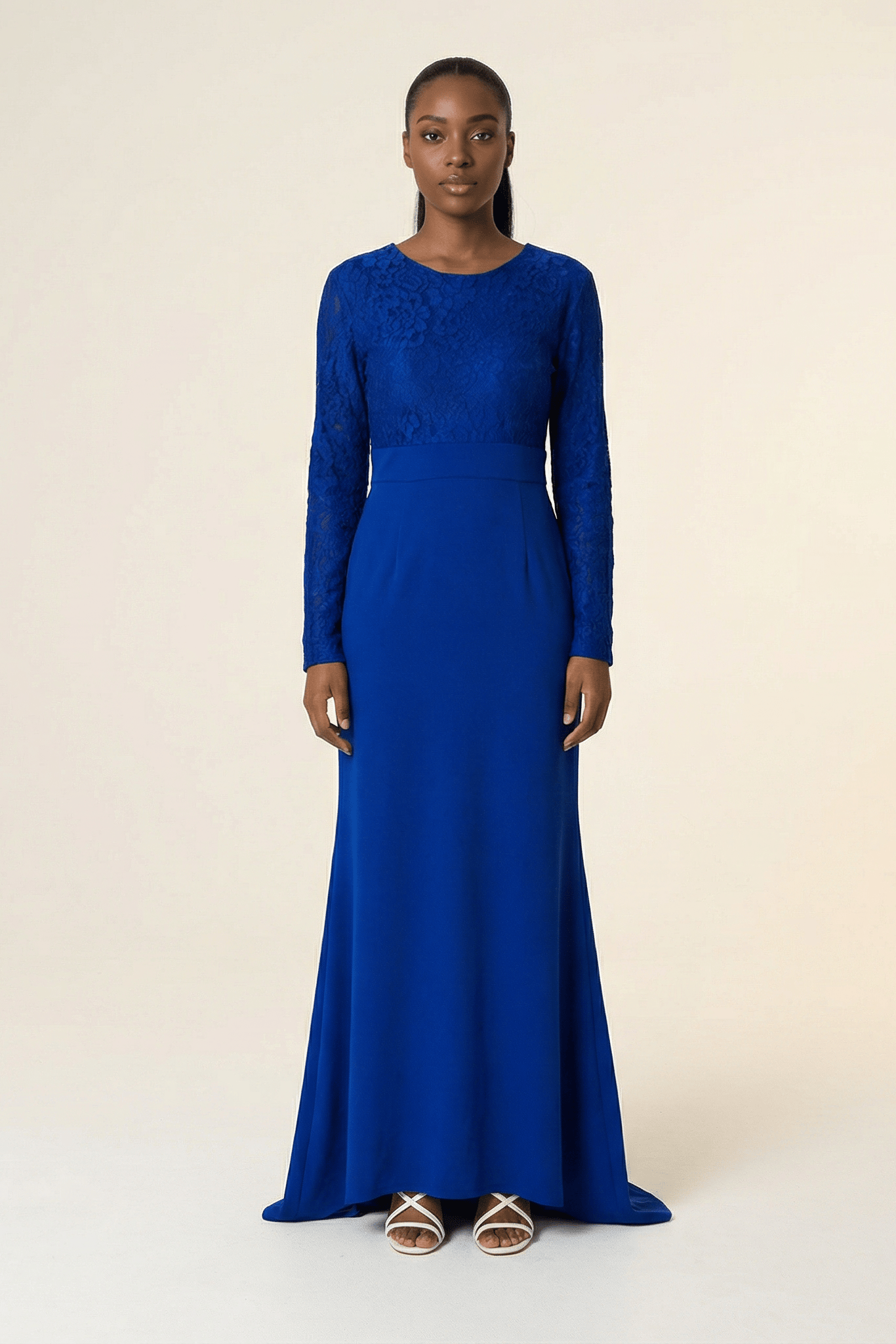 Bow-tie Fetching maxi dress Kabayare