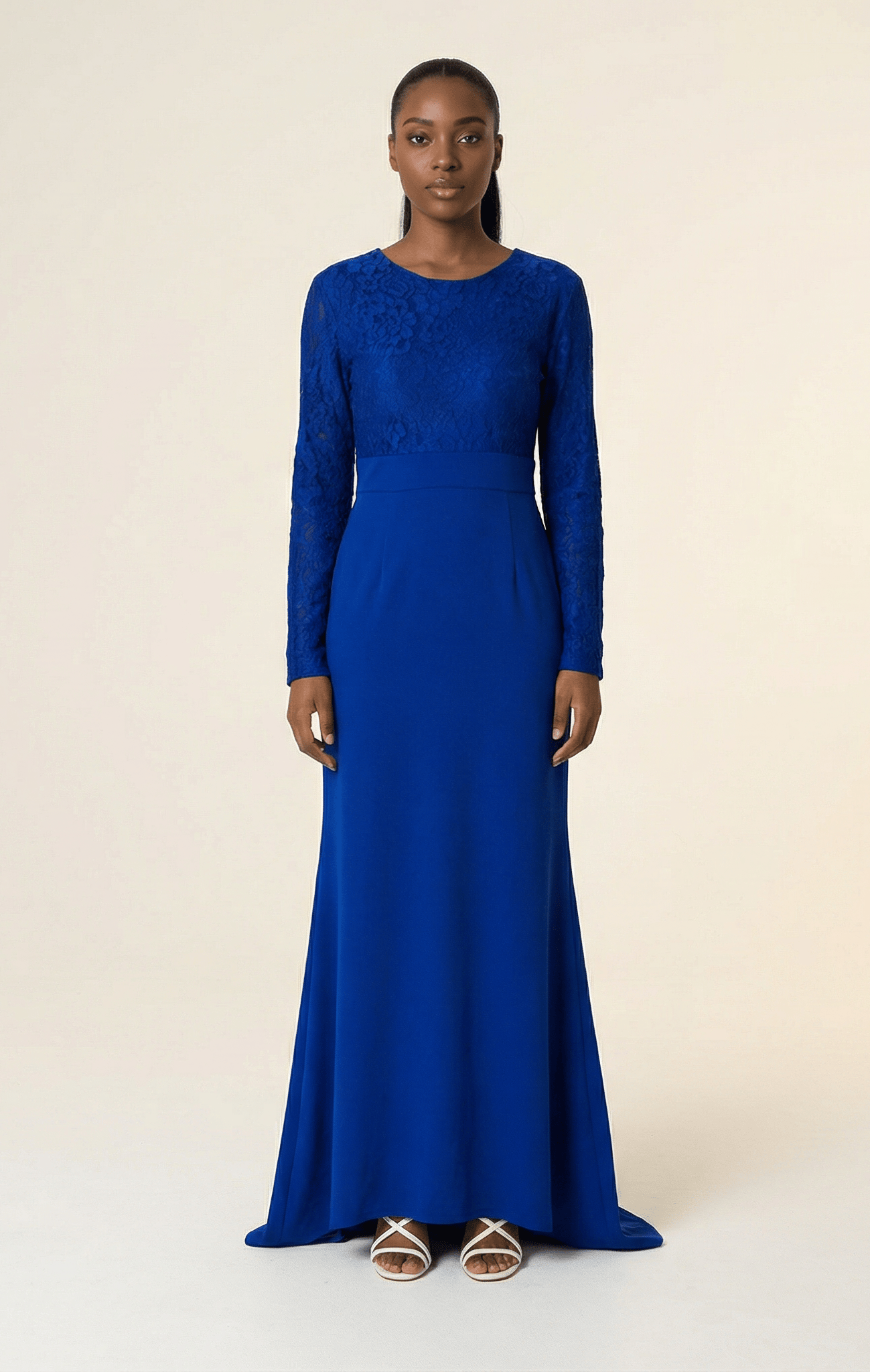 Bow-tie Fetching maxi dress Kabayare