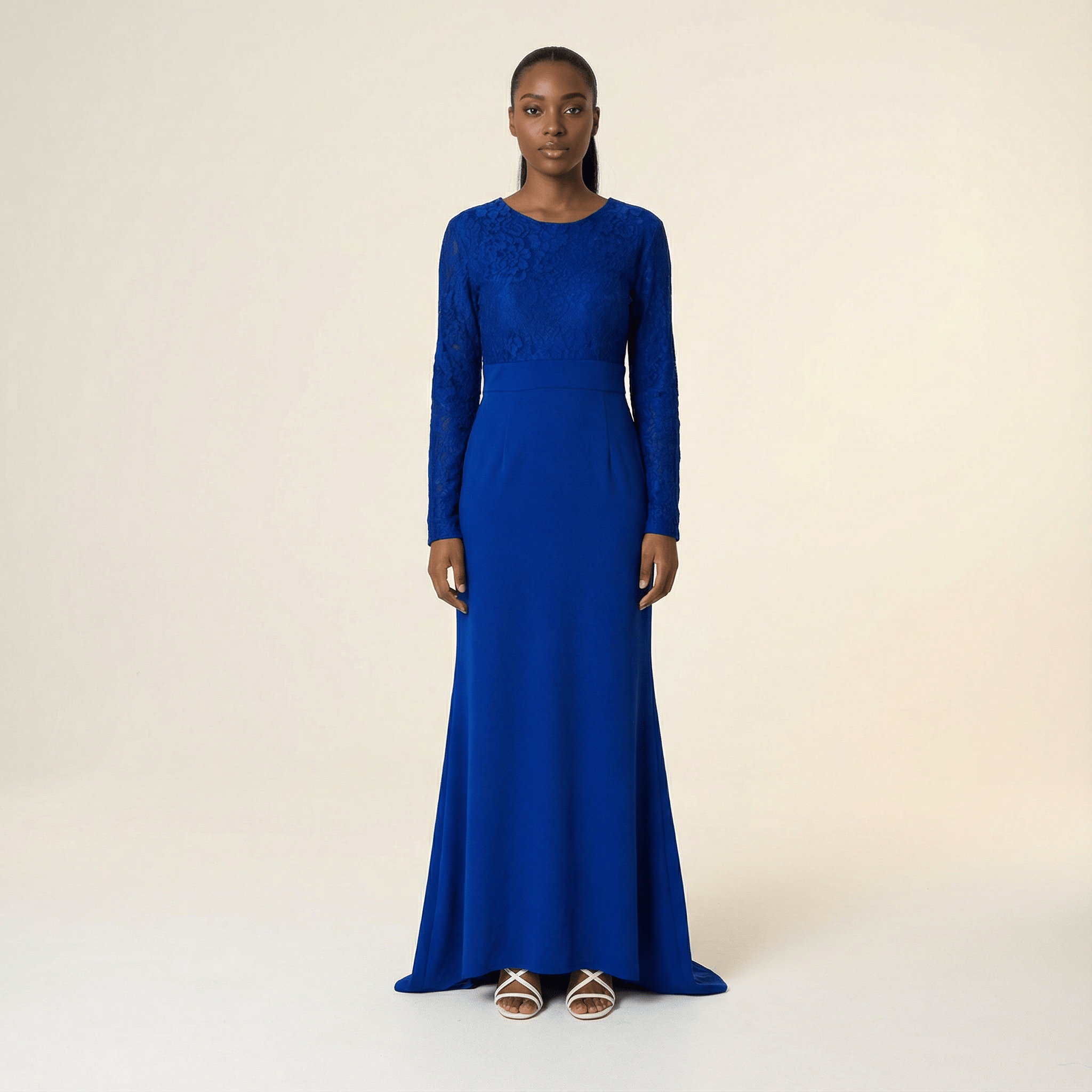 Bow-tie Fetching maxi dress Kabayare