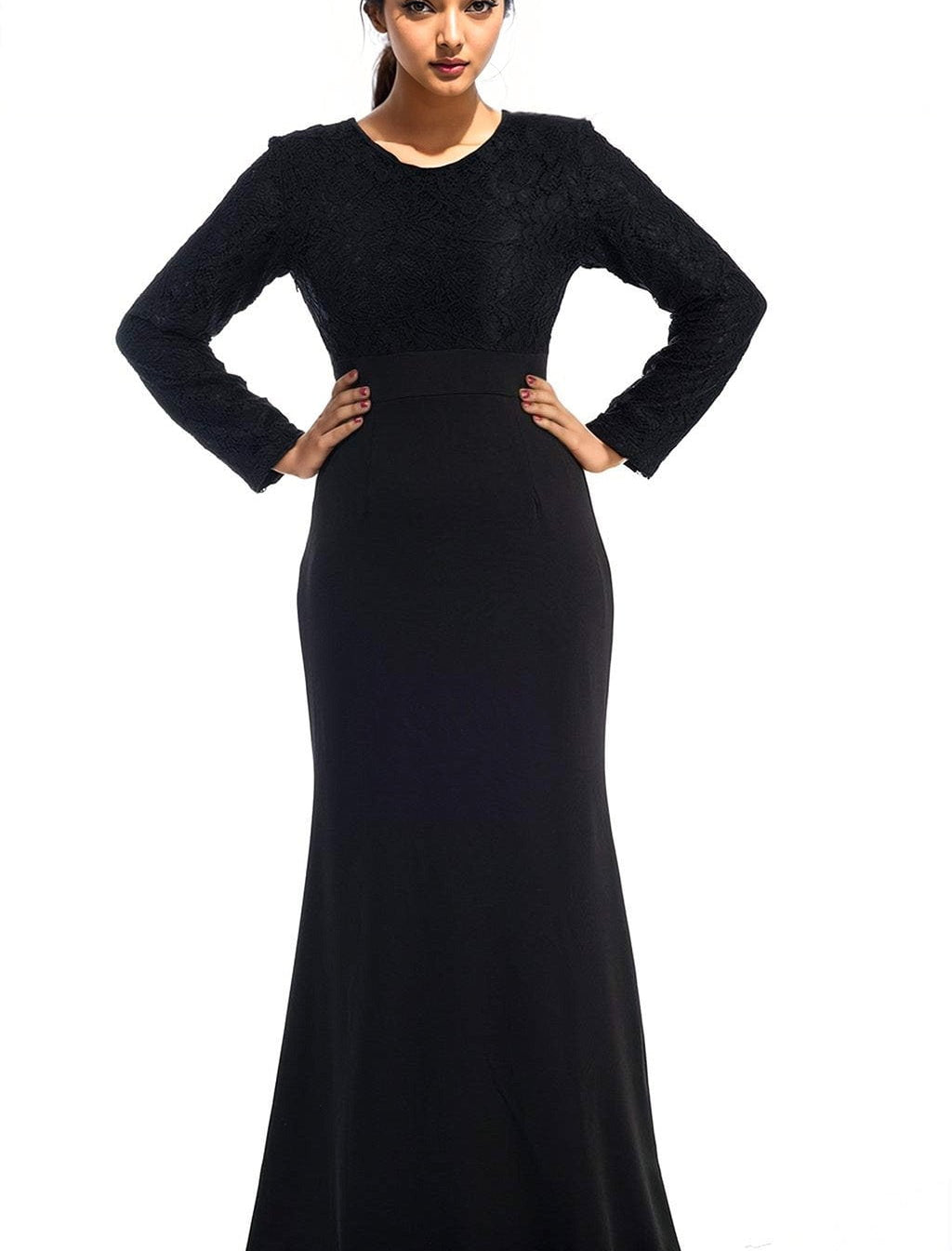 Bow-tie Fetching maxi dress Kabayare