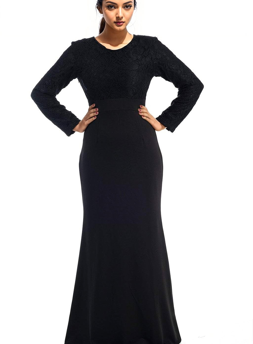 Bow-tie Fetching maxi dress Kabayare