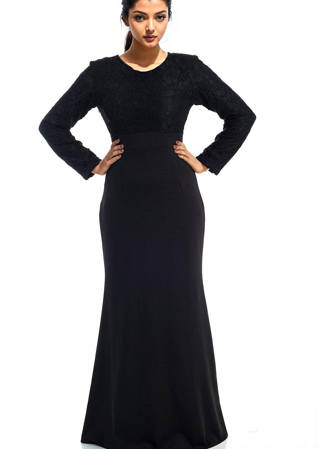 Bow-tie Fetching maxi dress Kabayare