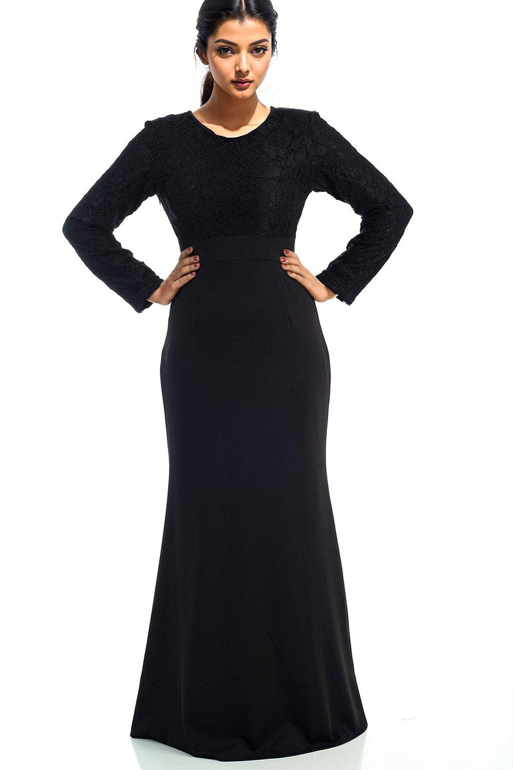 Bow-tie Fetching maxi dress Kabayare