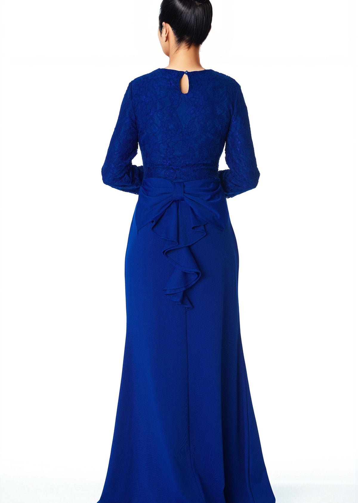 Bow-tie Fetching maxi dress Kabayare