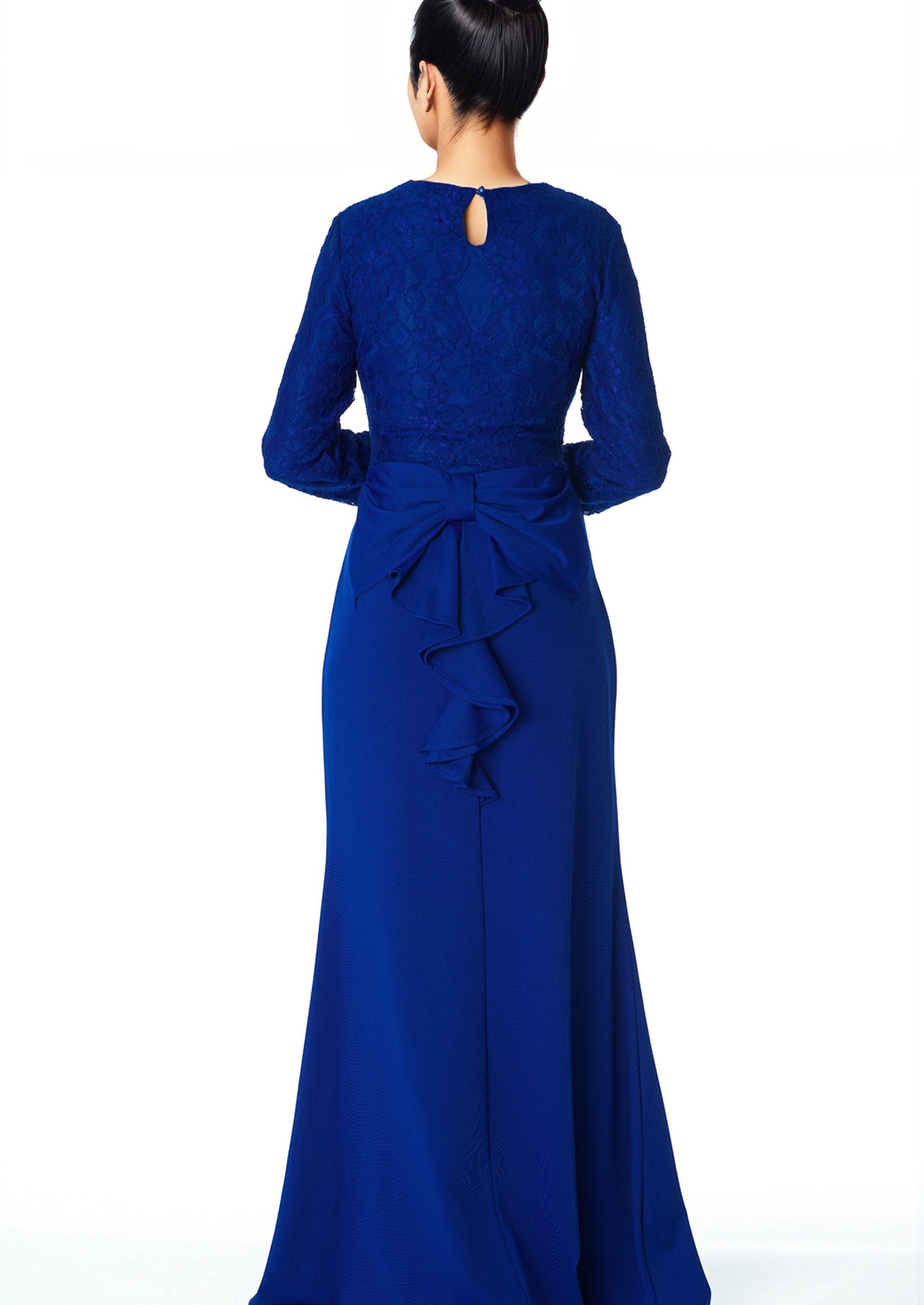 Bow-tie Fetching maxi dress Kabayare