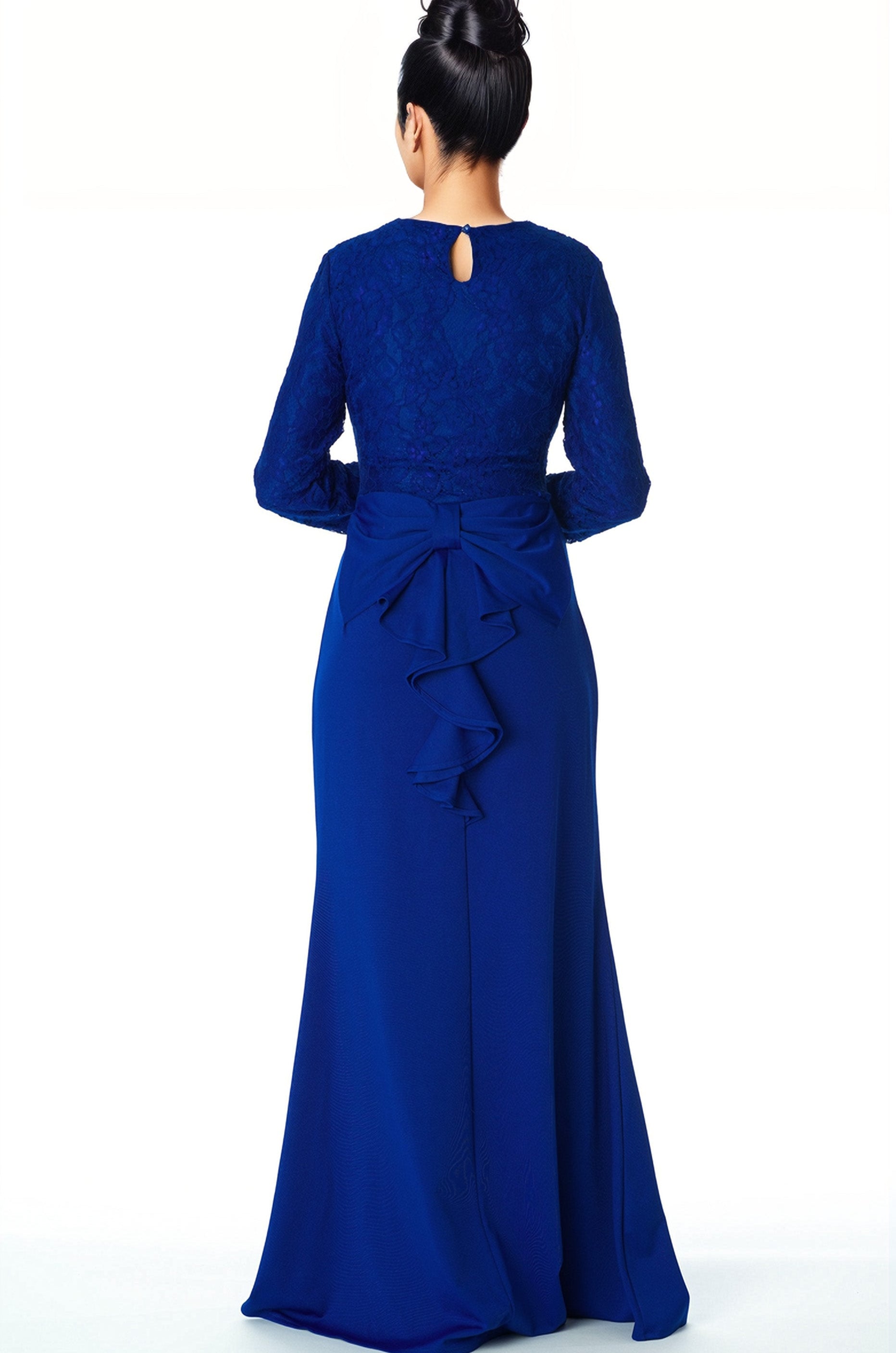 Bow-tie Fetching maxi dress Kabayare