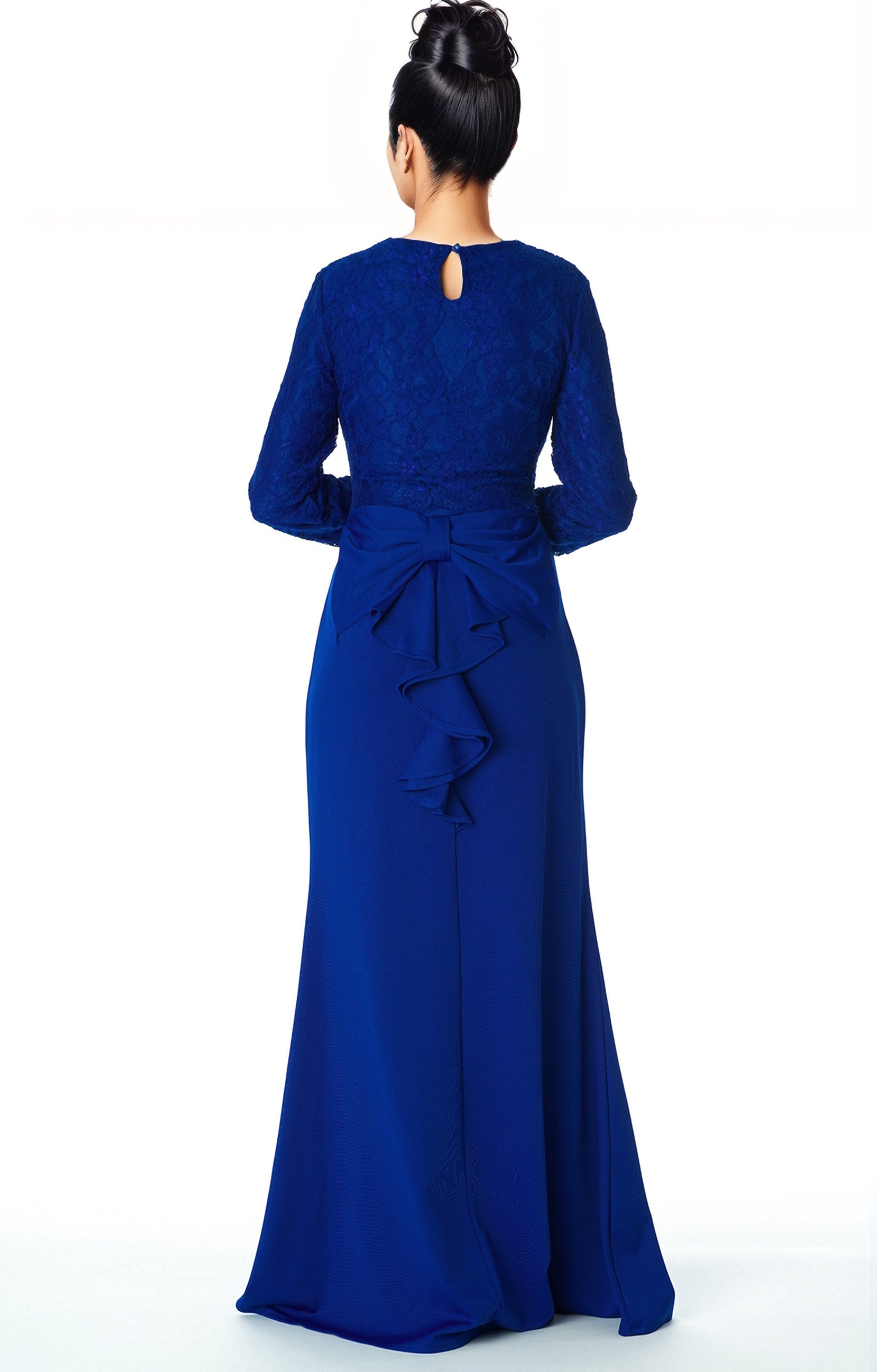 Bow-tie Fetching maxi dress Kabayare