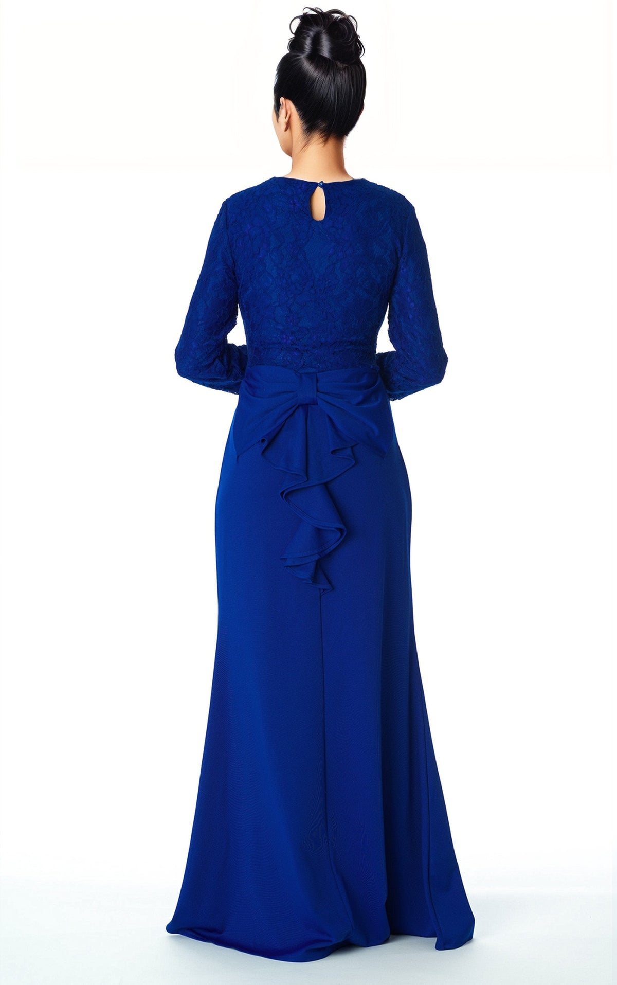 Bow-tie Fetching maxi dress Kabayare