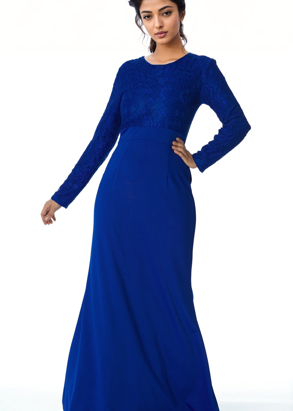 Bow-tie Fetching maxi dress Kabayare