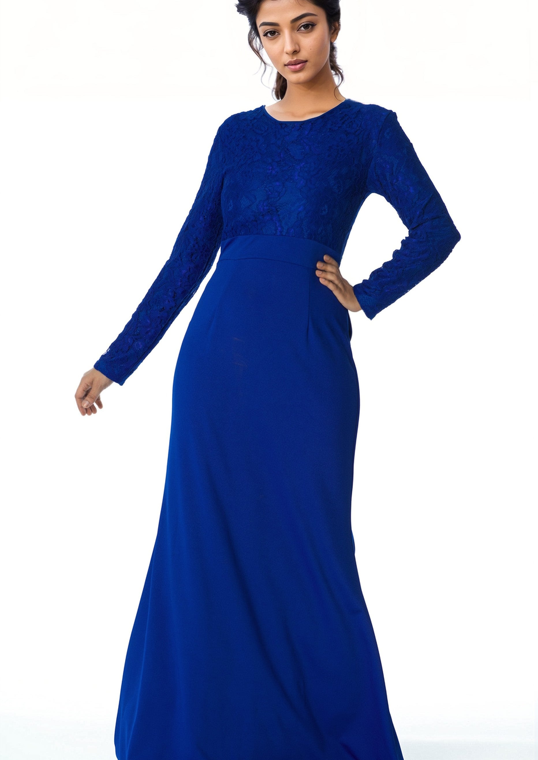 Bow-tie Fetching maxi dress Kabayare