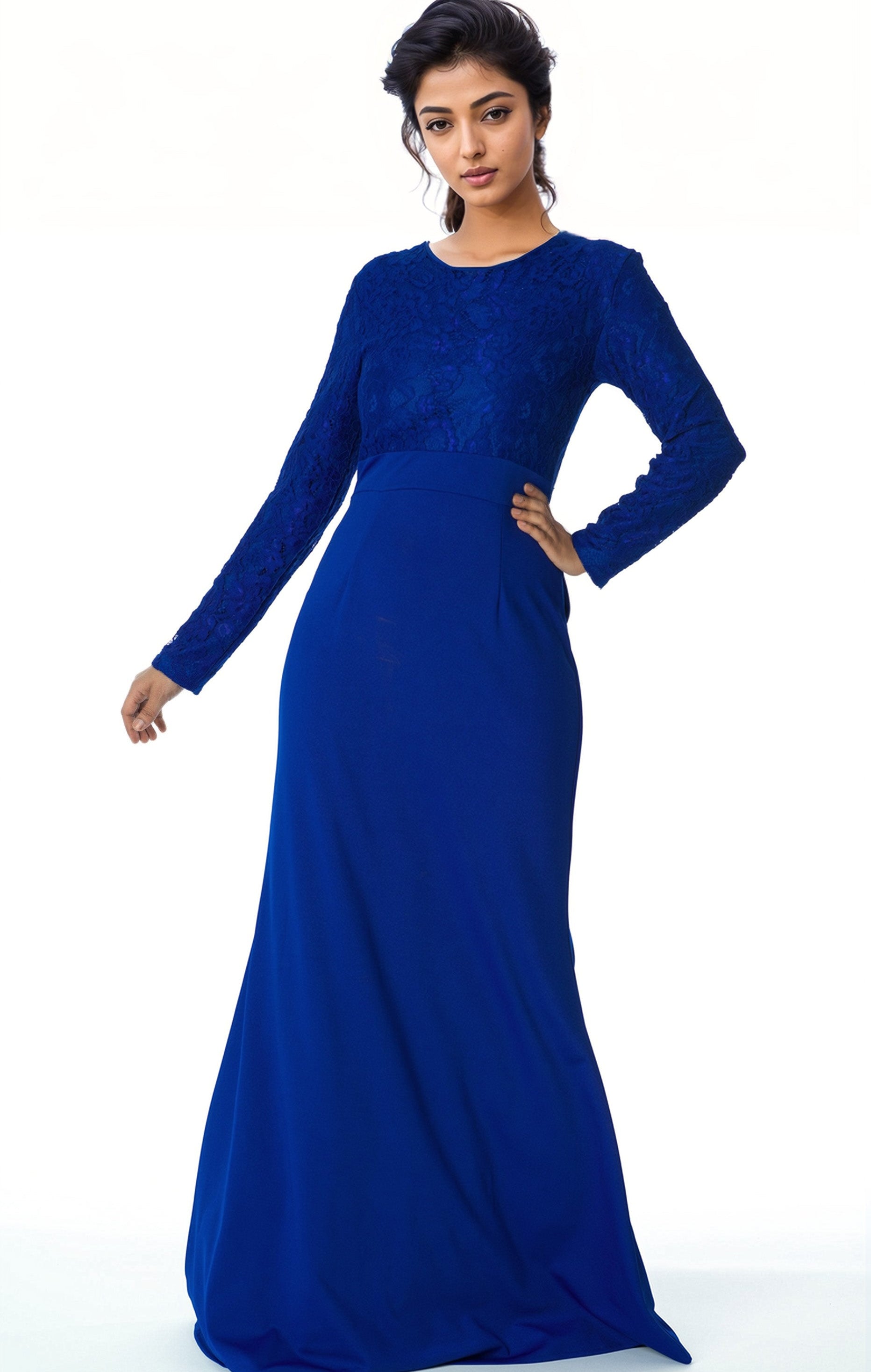 Bow-tie Fetching maxi dress Kabayare