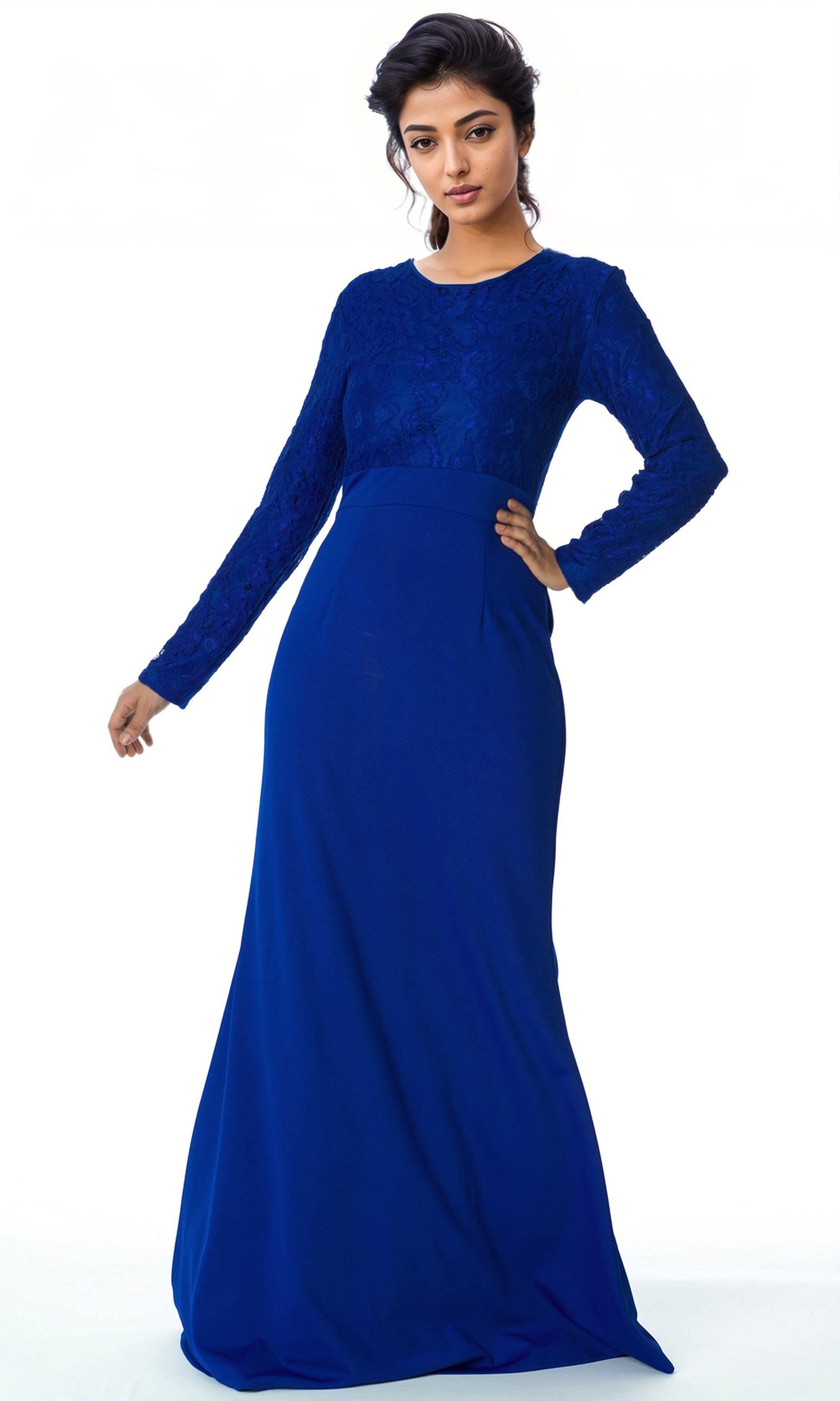 Bow-tie Fetching maxi dress Kabayare