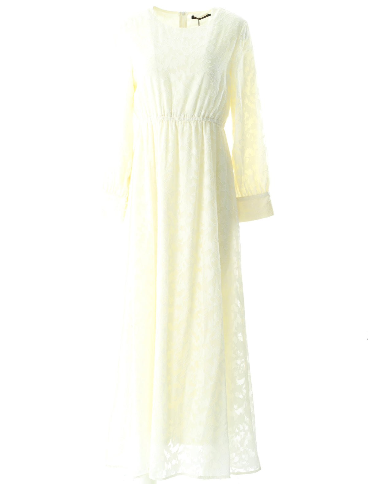 burnout floral maxi dress with belt Kabayare