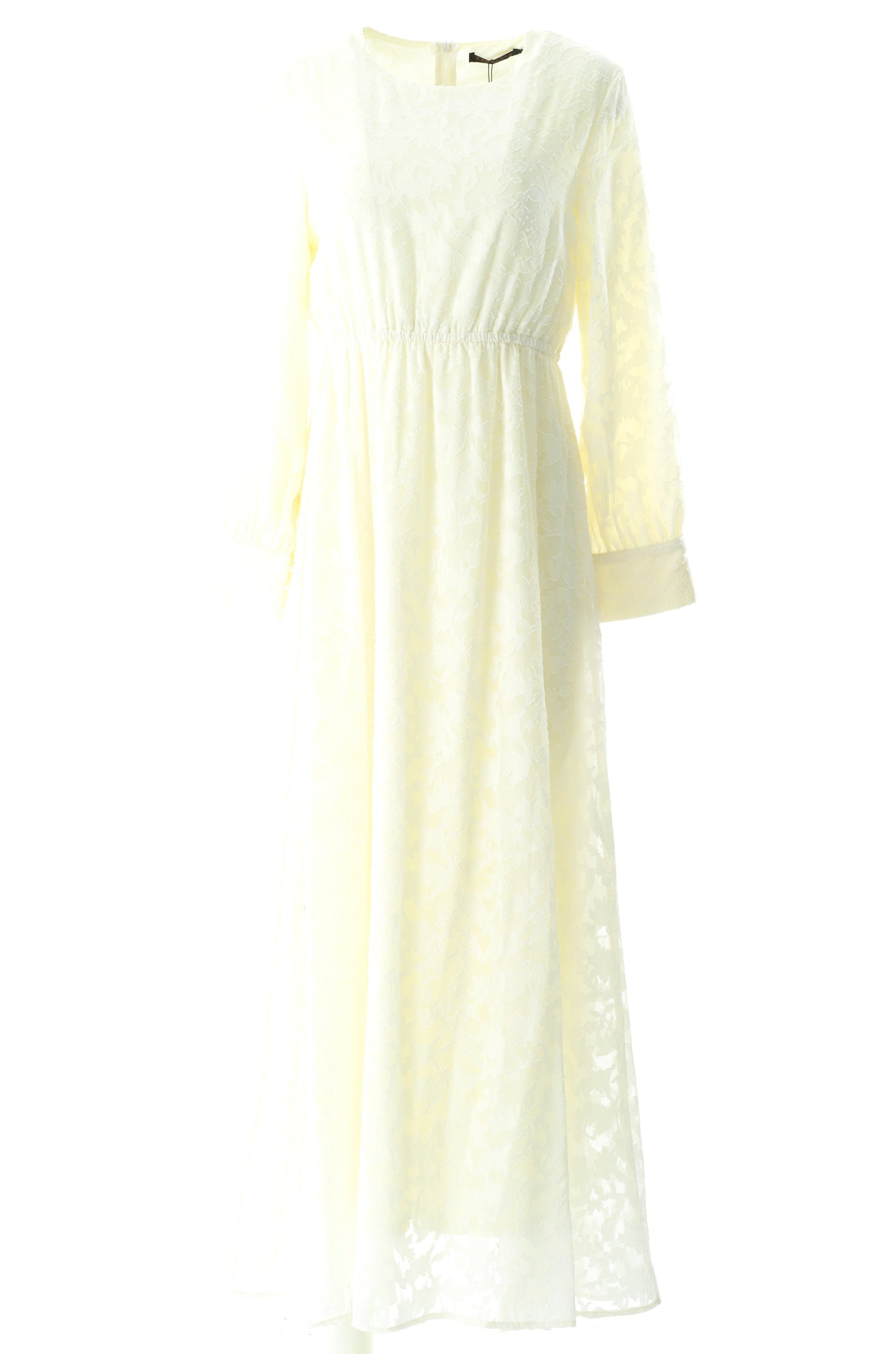 burnout floral maxi dress with belt Kabayare