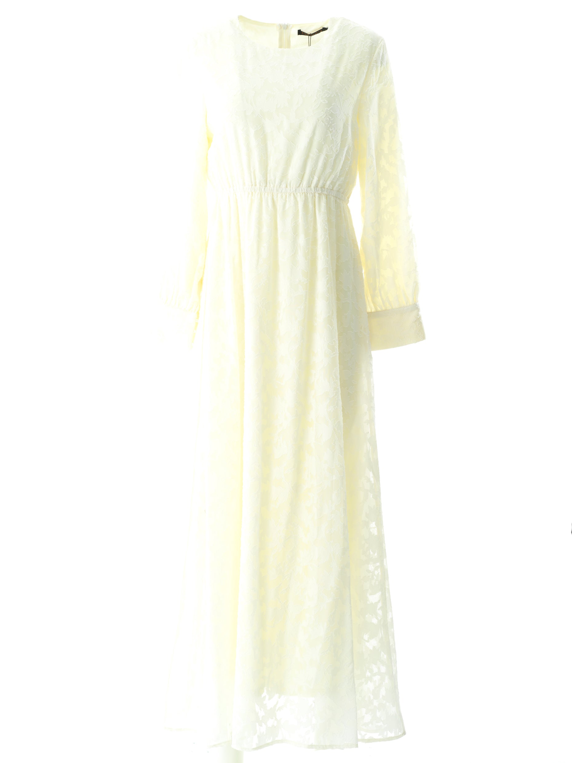 burnout floral maxi dress with belt Kabayare