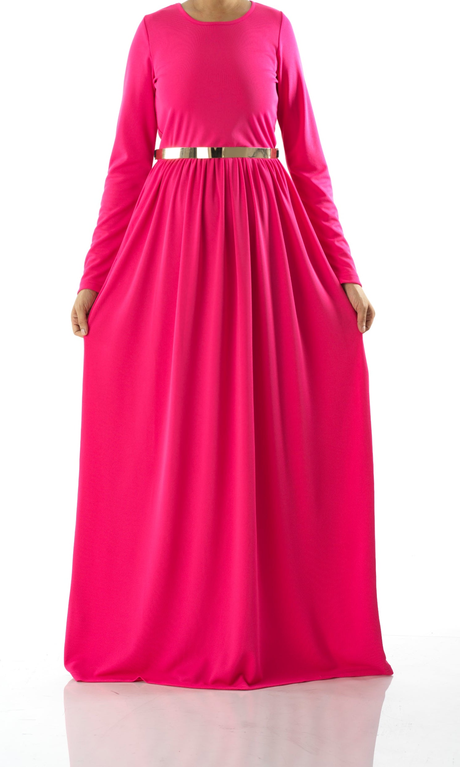 Candy Pink original Milk Silk Maxi Dress Kabayare