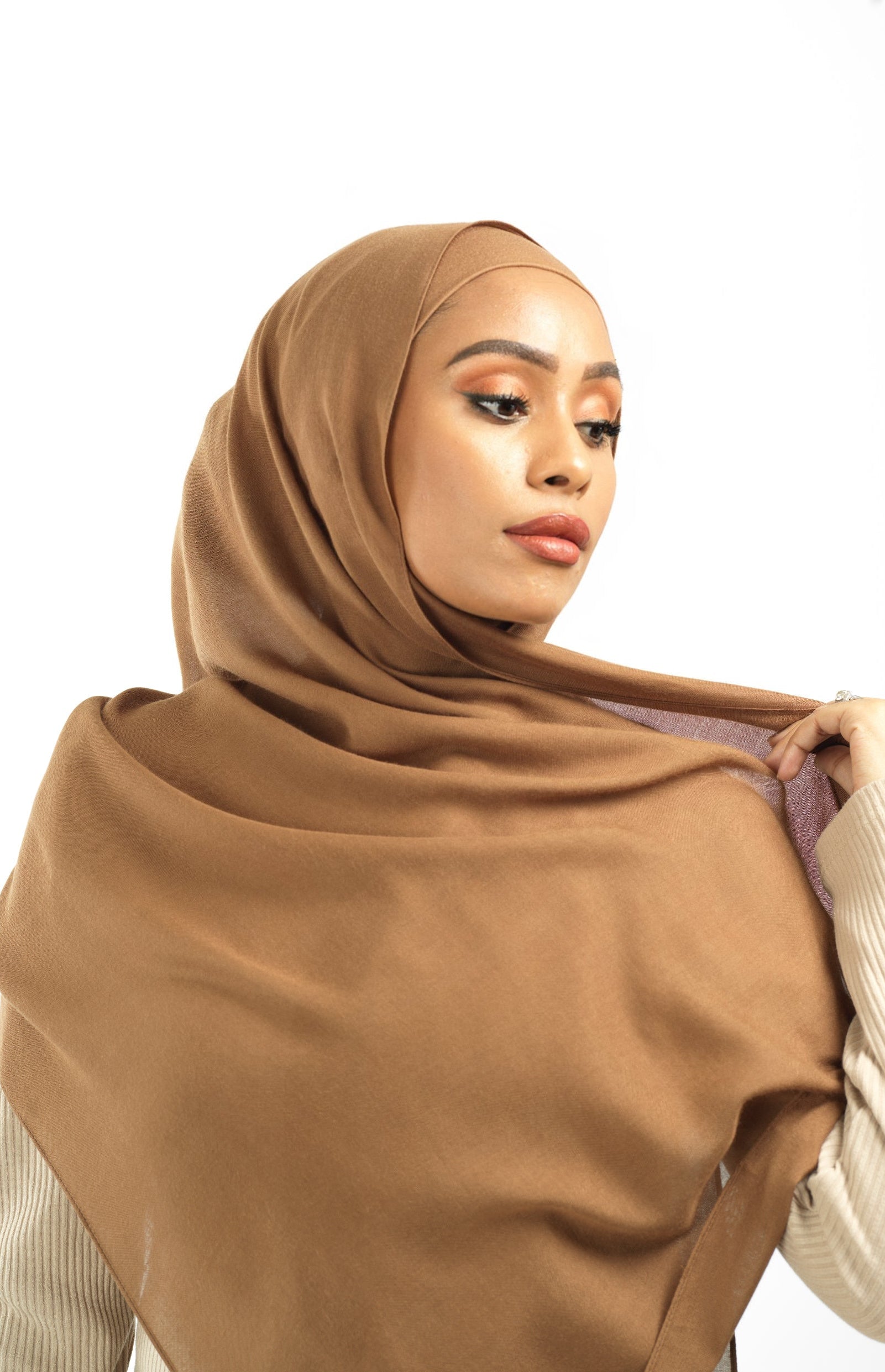 Caramel Modal hijab Kabayare