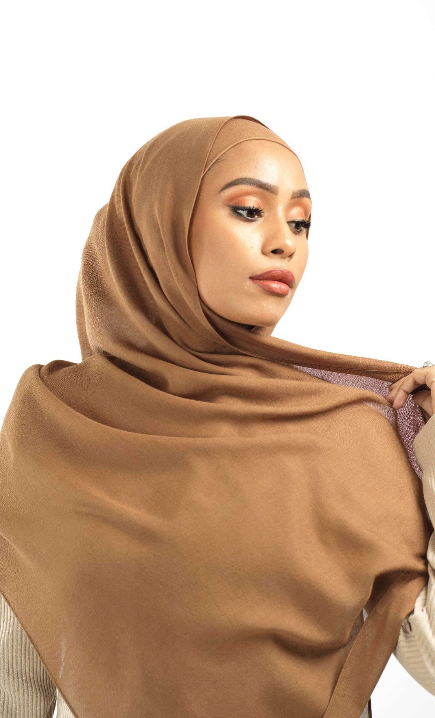 Caramel Modal hijab Kabayare