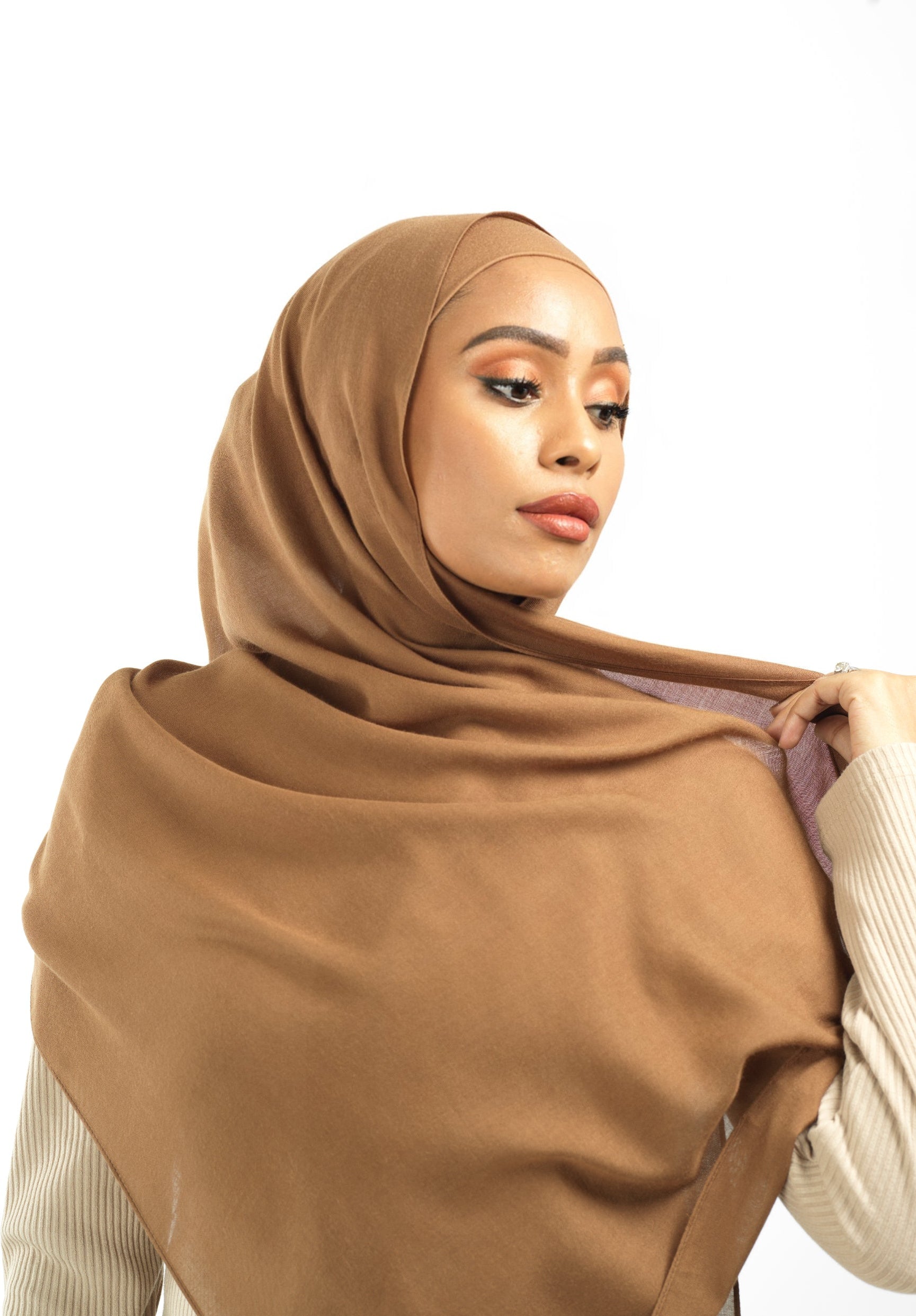 Caramel Modal hijab Kabayare