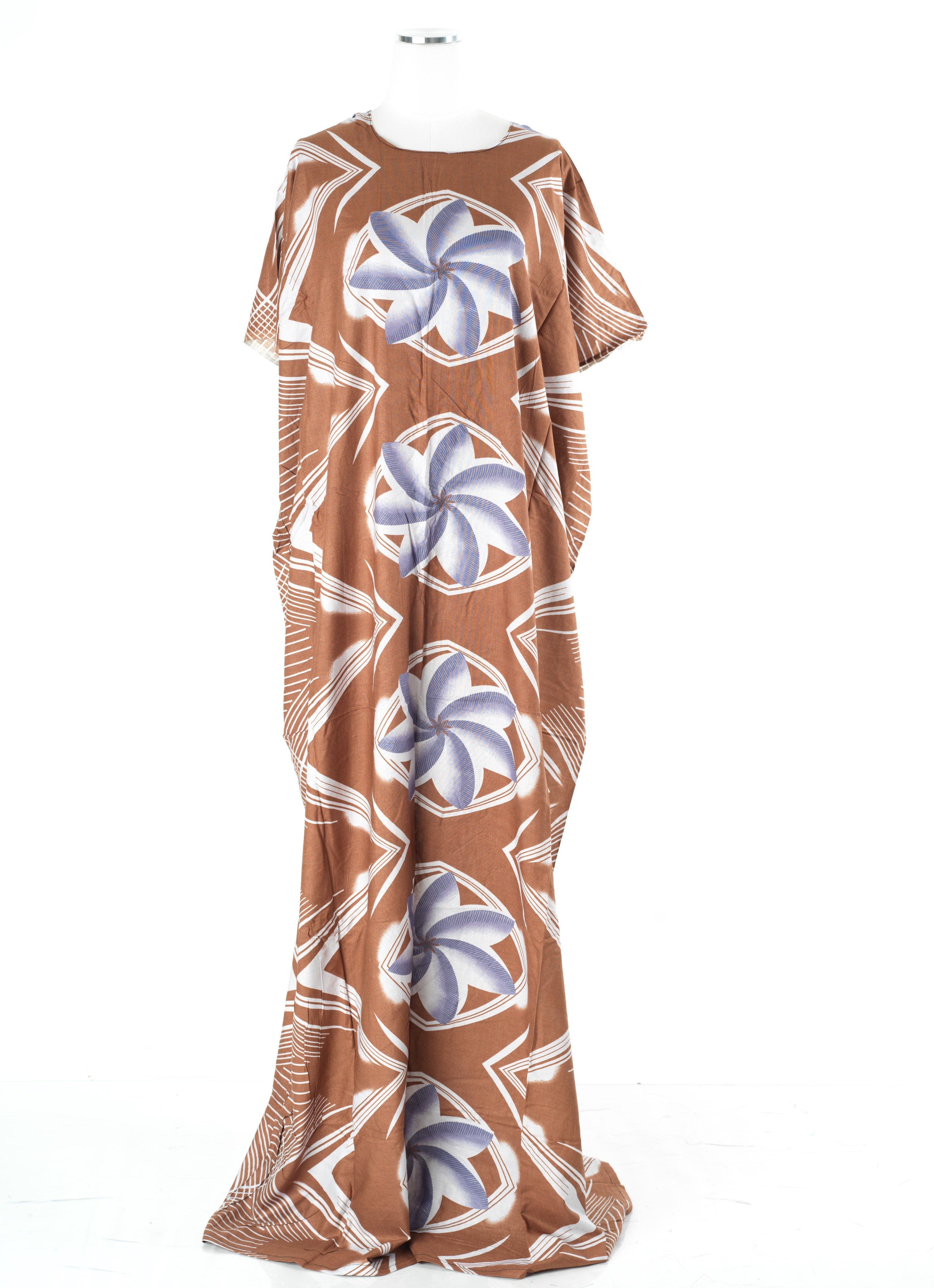 Caramel Pinwheel Bati Dress