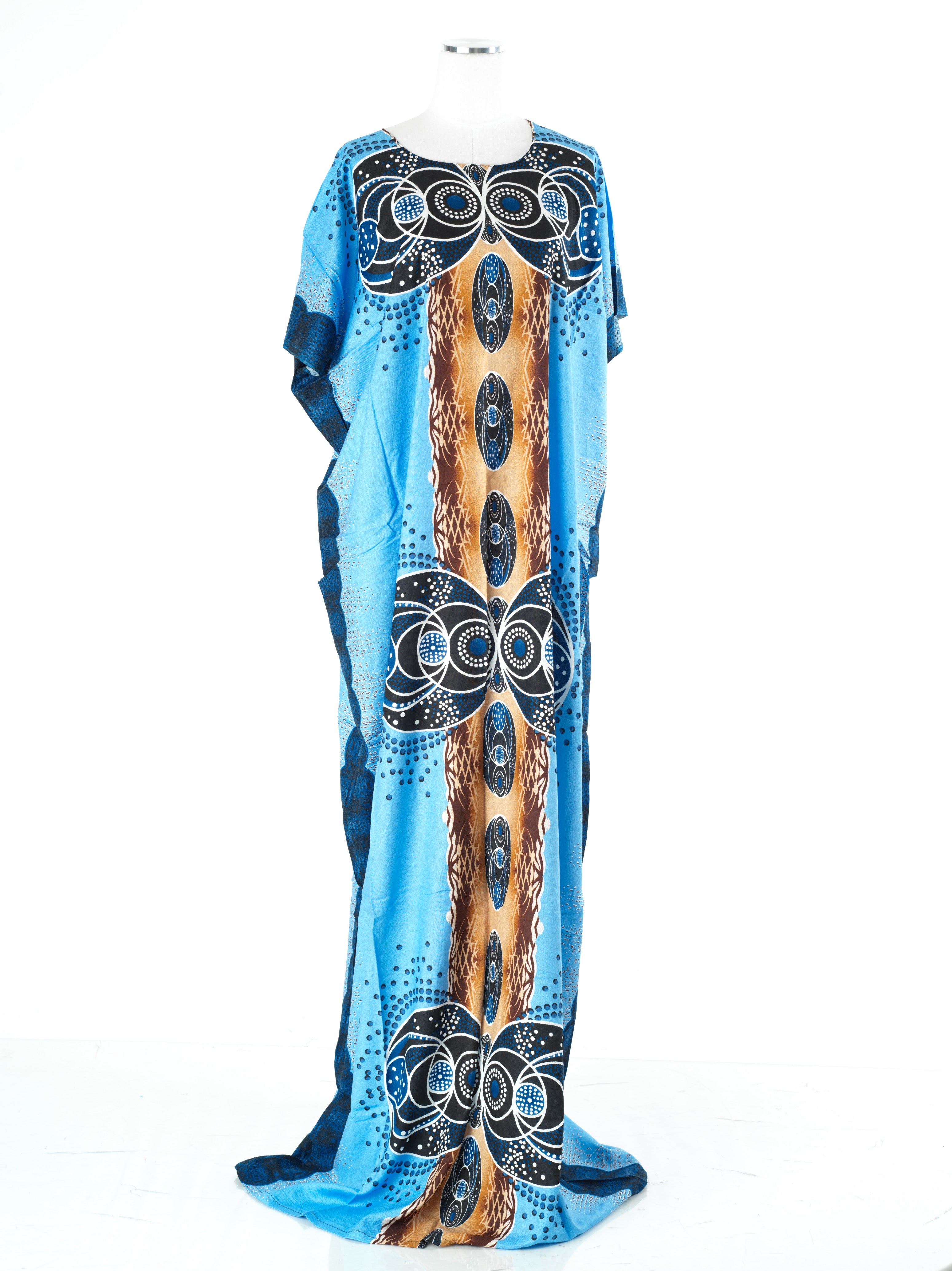 Cerulean Filigree Bati Dress