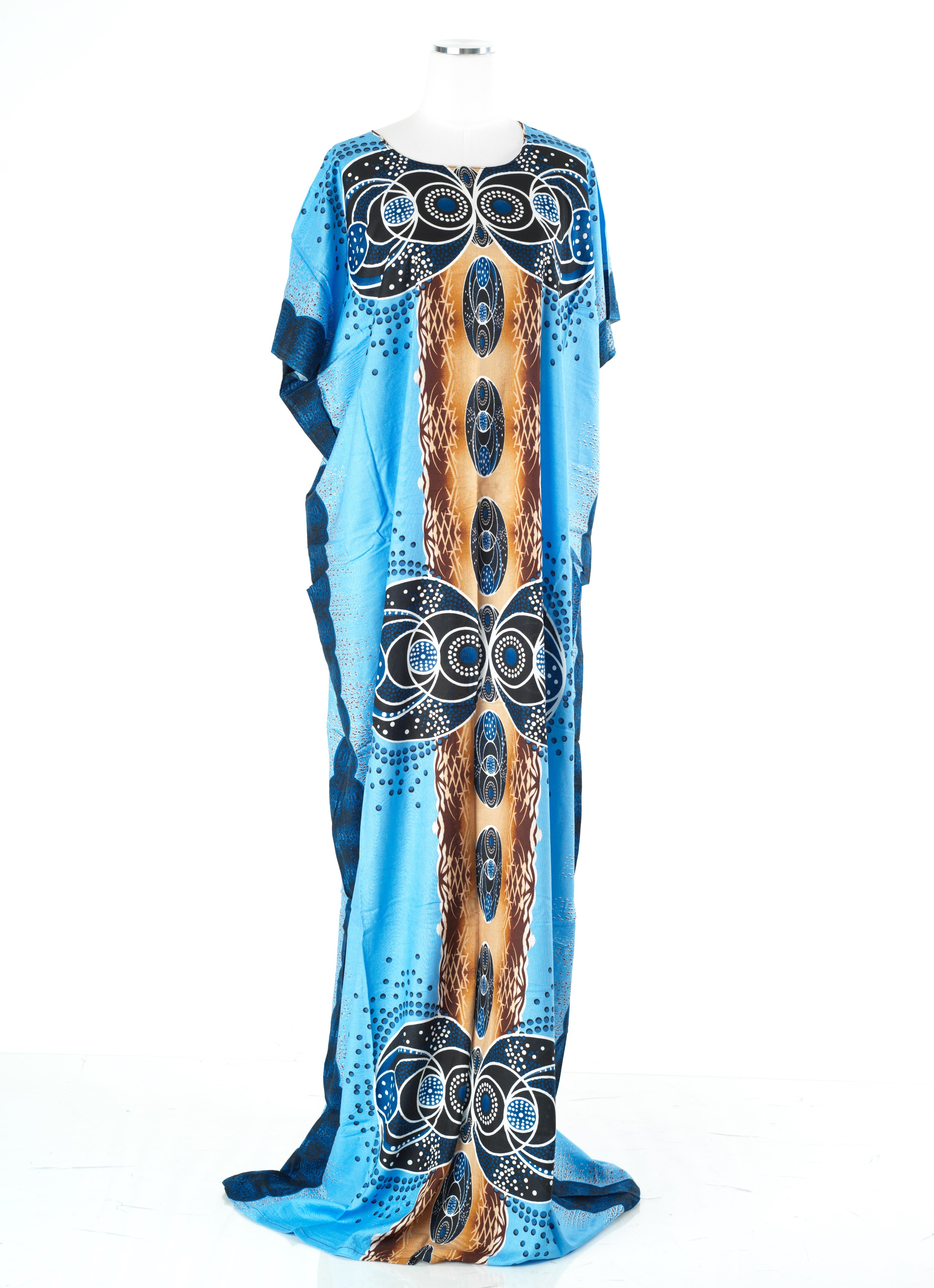 Cerulean Filigree Bati Dress