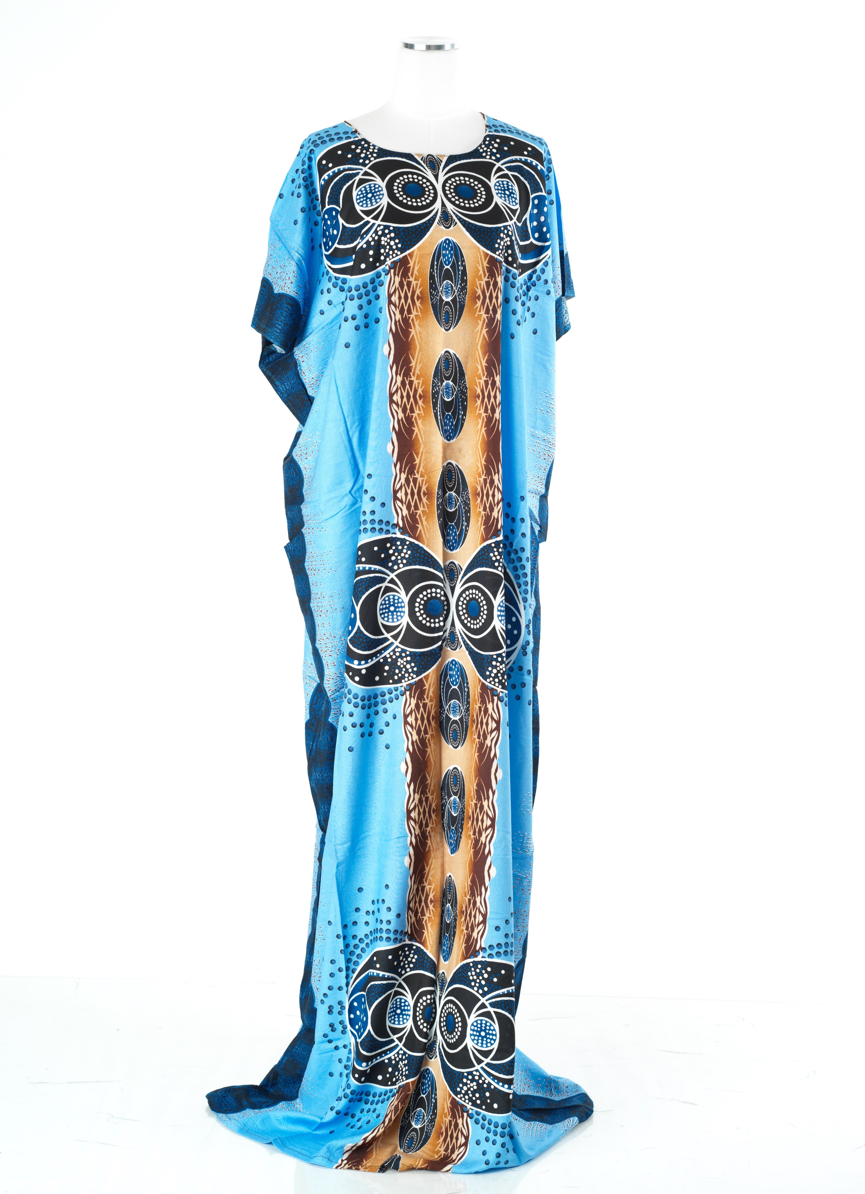 Cerulean Filigree Bati Dress