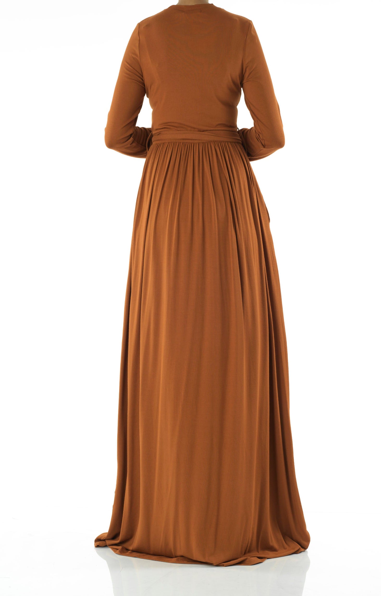 Copy of Apple Green Cotton Candy Jersey Maxi Dress Kabayare
