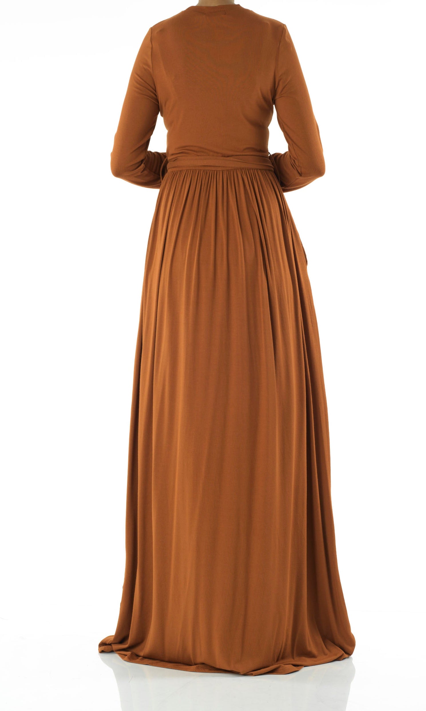 Copy of Apple Green Cotton Candy Jersey Maxi  Dress Kabayare