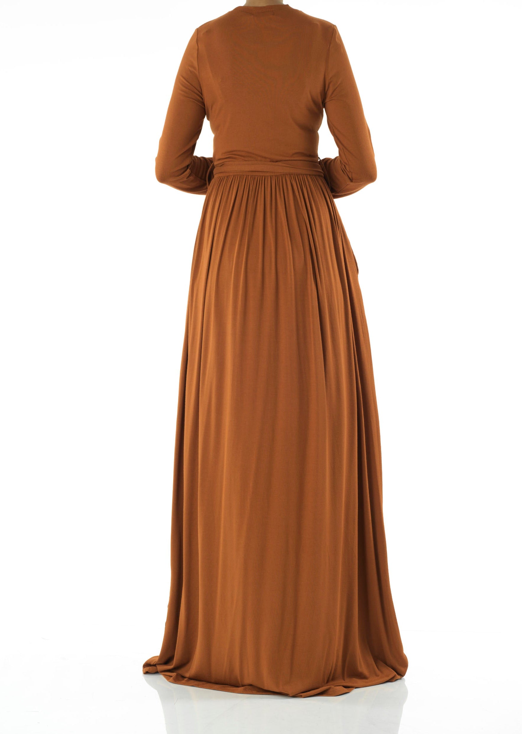 Copy of Apple Green Cotton Candy Jersey Maxi Dress Kabayare