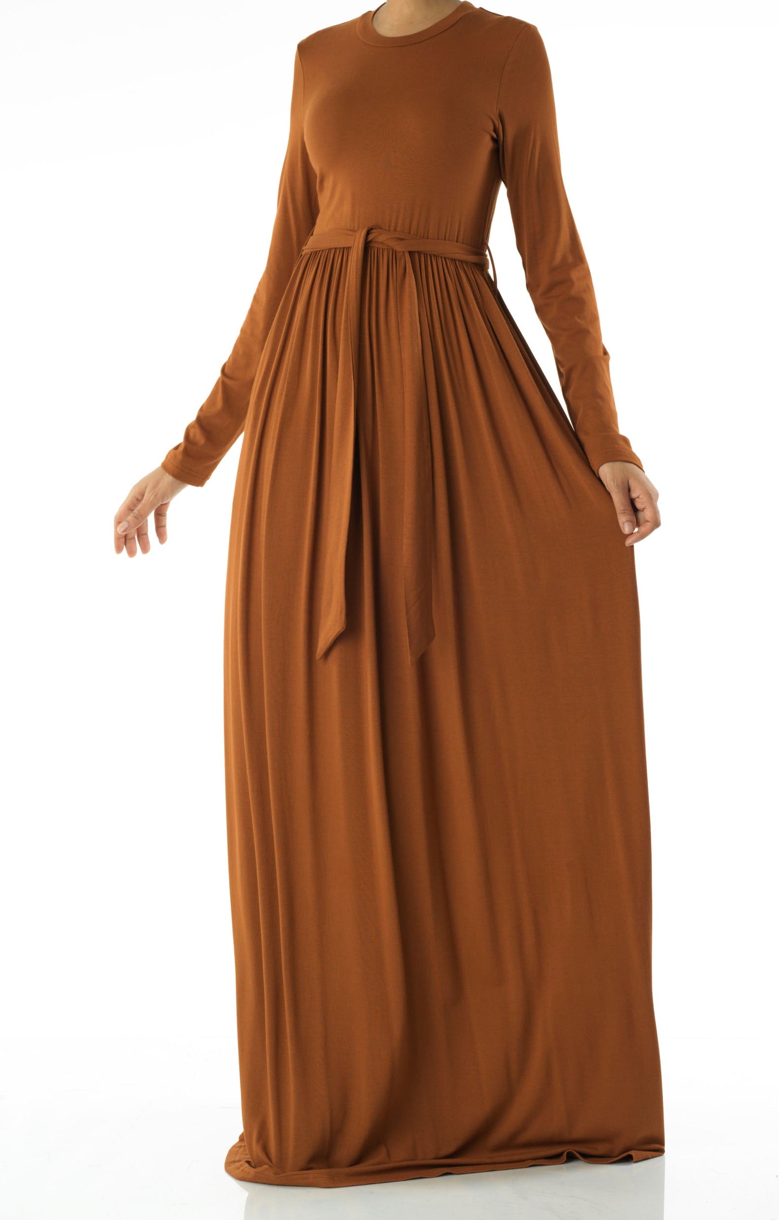 Copy of Apple Green Cotton Candy Jersey Maxi Dress Kabayare