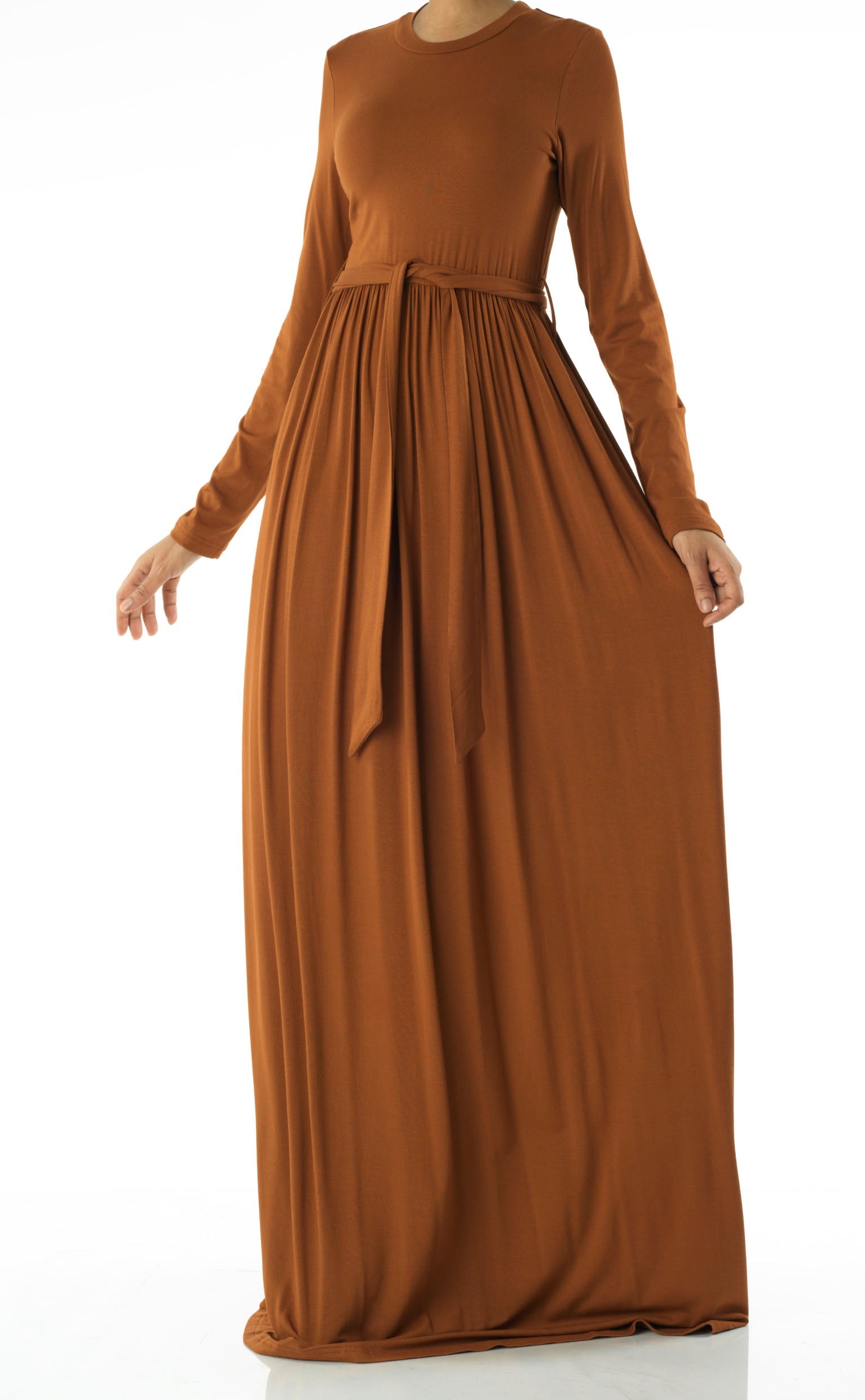 Copy of Apple Green Cotton Candy Jersey Maxi Dress Kabayare