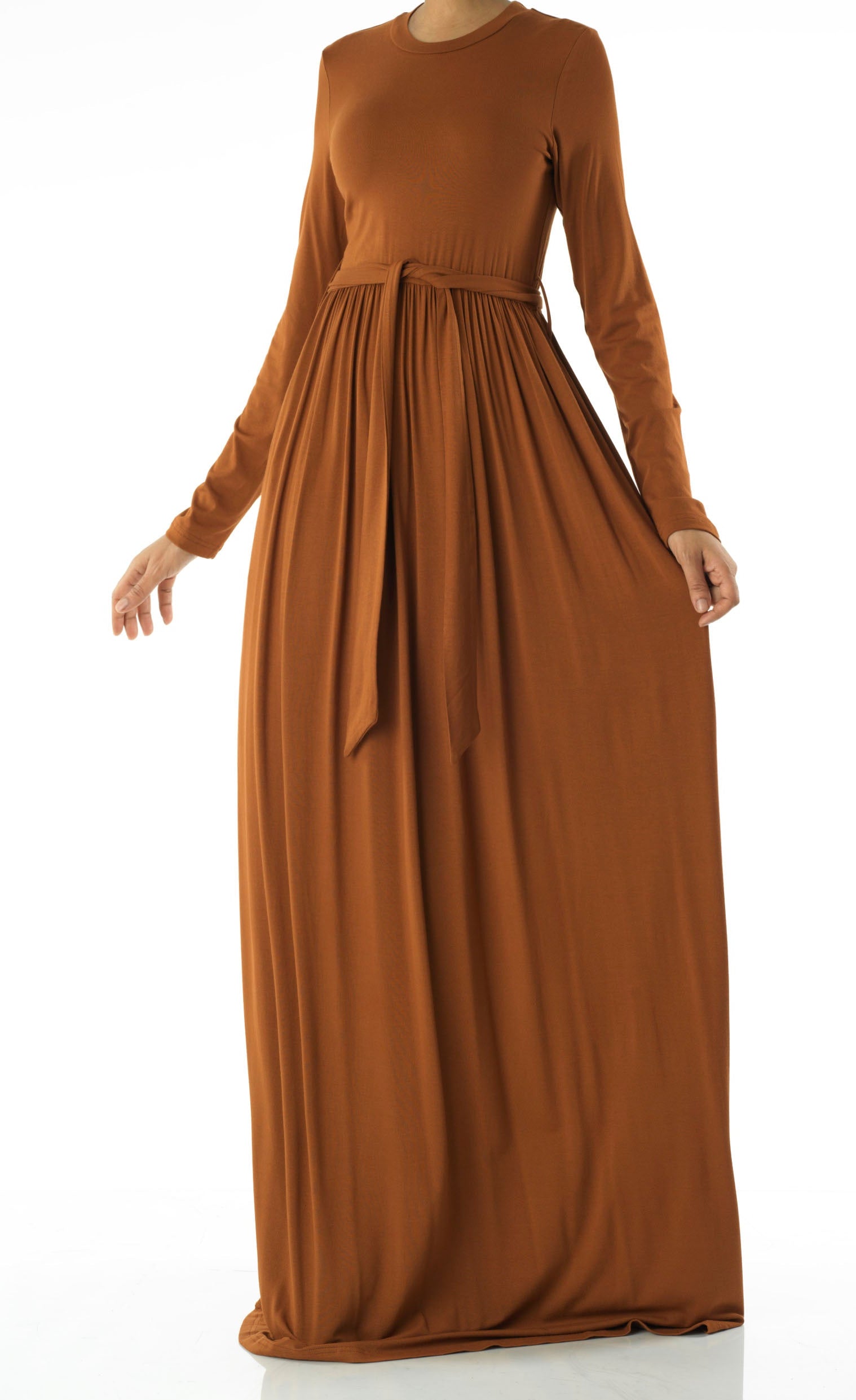 Copy of Apple Green Cotton Candy Jersey Maxi Dress Kabayare