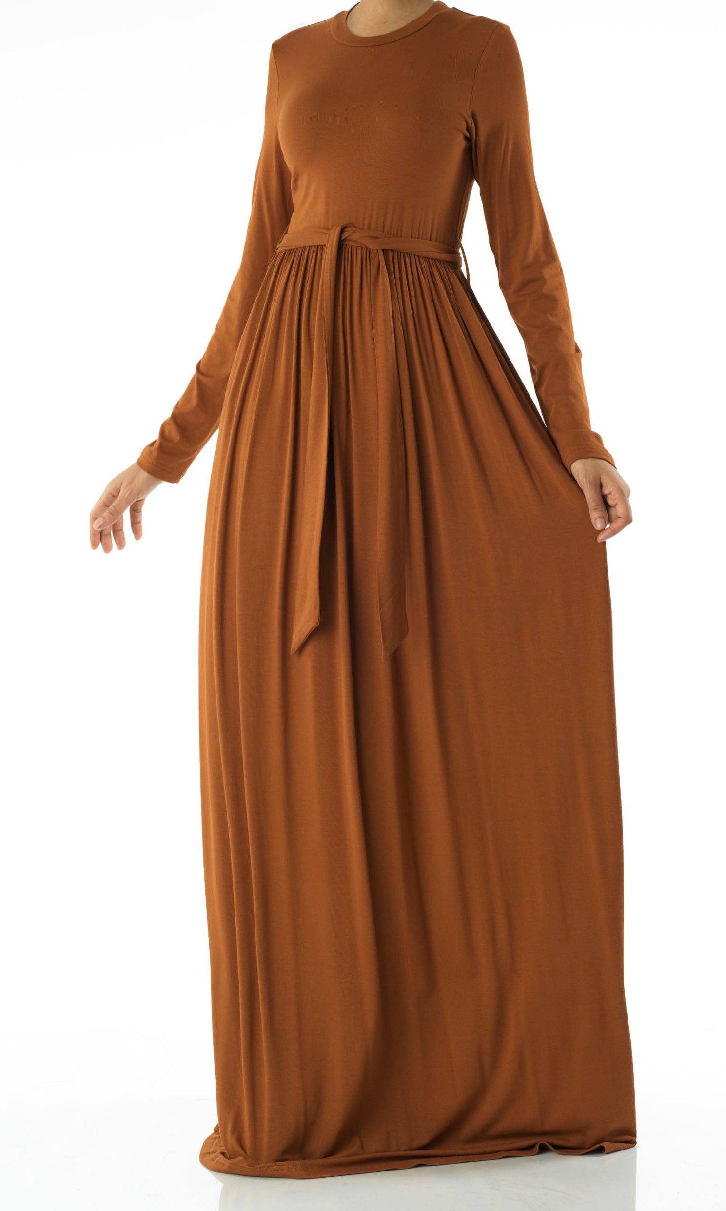 Copy of Apple Green Cotton Candy Jersey Maxi  Dress Kabayare