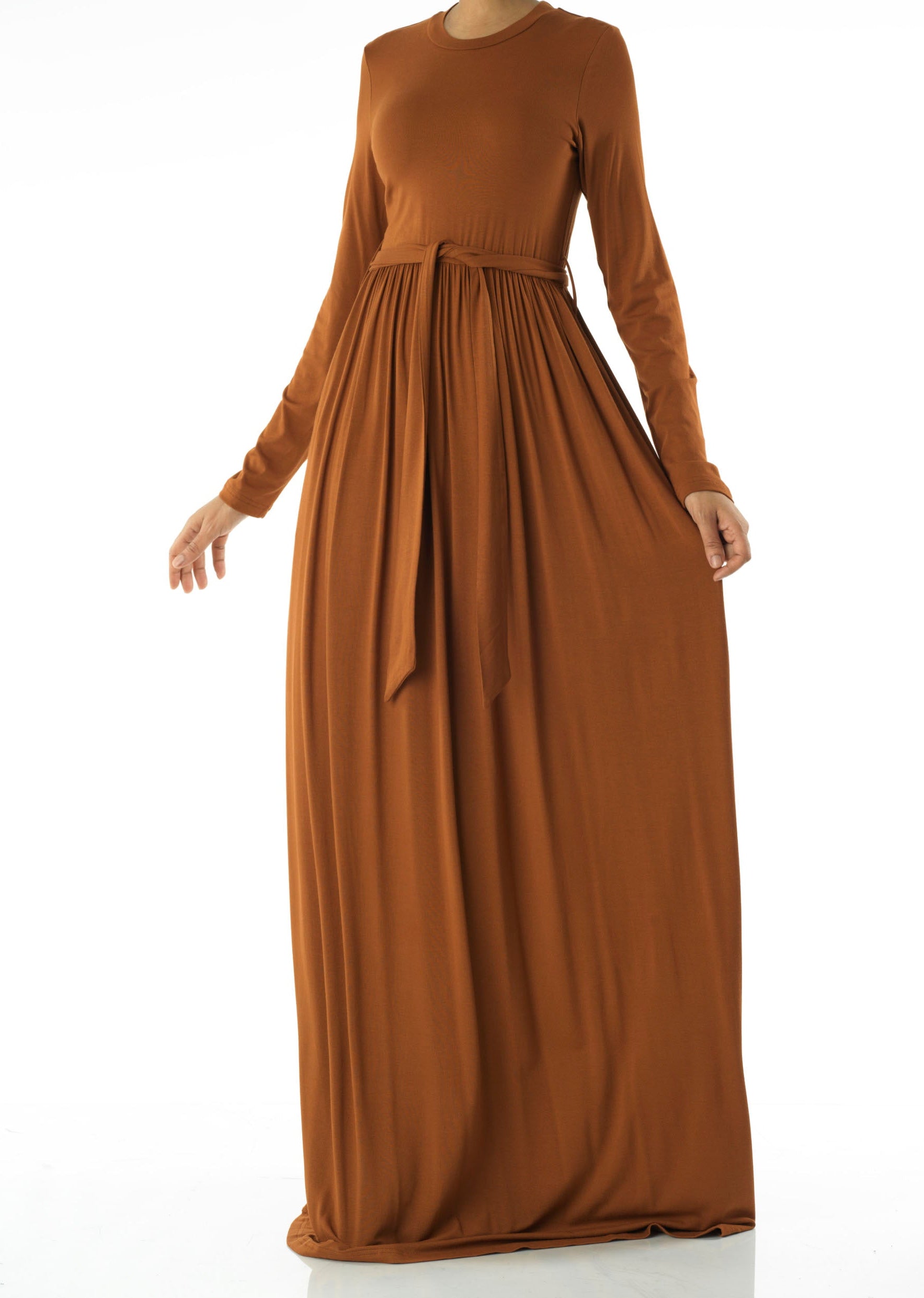 Copy of Apple Green Cotton Candy Jersey Maxi Dress Kabayare