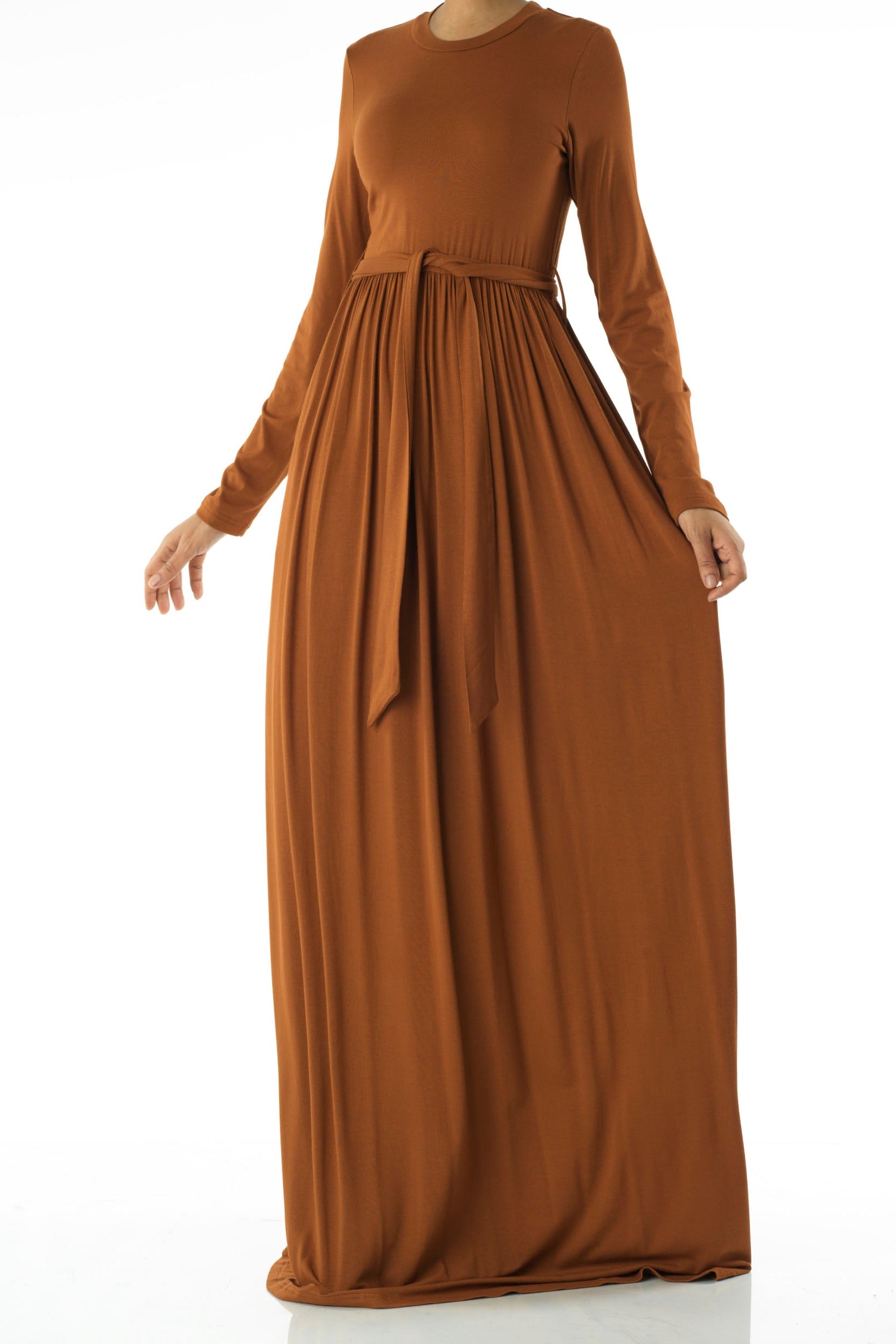 Copy of Apple Green Cotton Candy Jersey Maxi Dress Kabayare