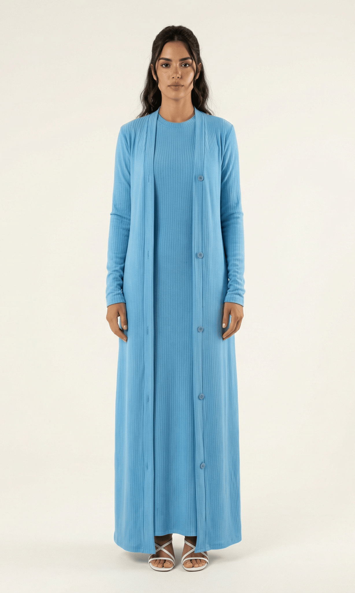 Classy and graceful matching set modest dress Kabayare