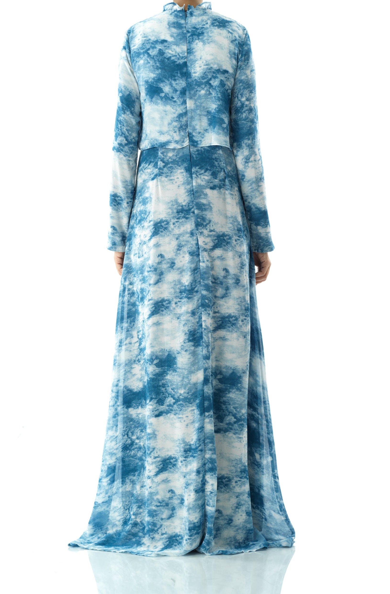 Cloud 9 chiffon print maxi dress Kabayare