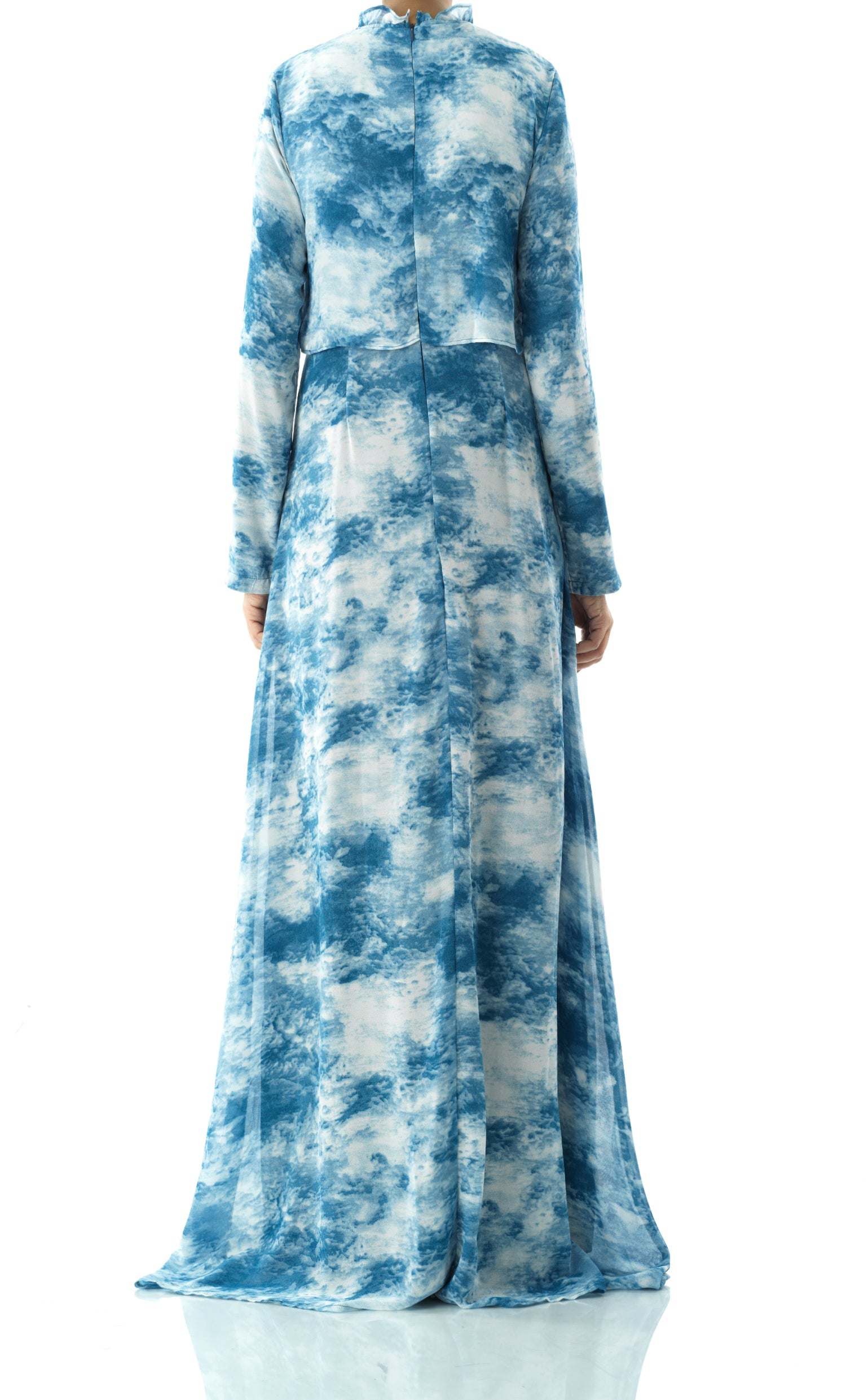 Cloud 9 chiffon print maxi dress Kabayare