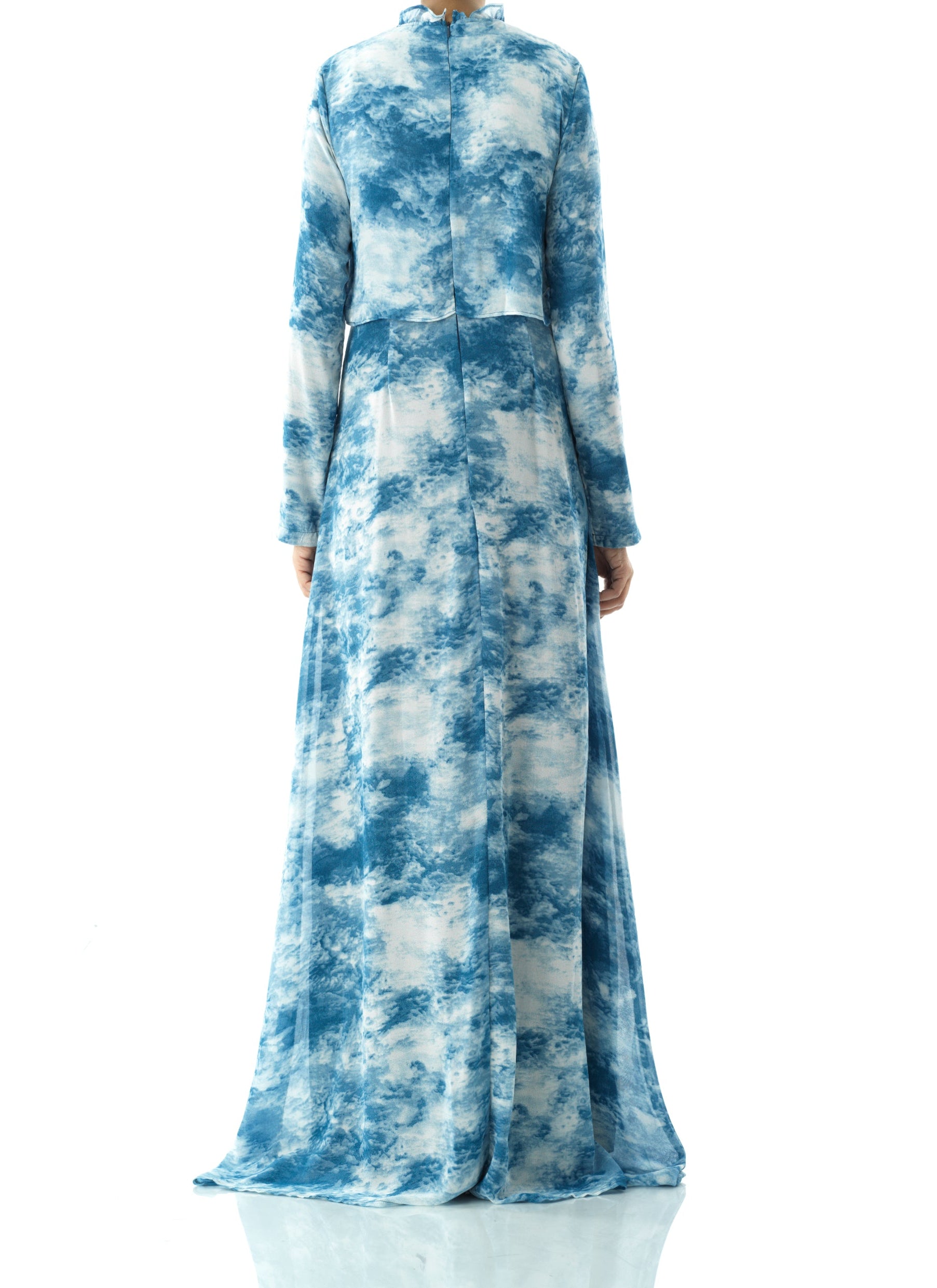 Cloud 9 chiffon print maxi dress Kabayare