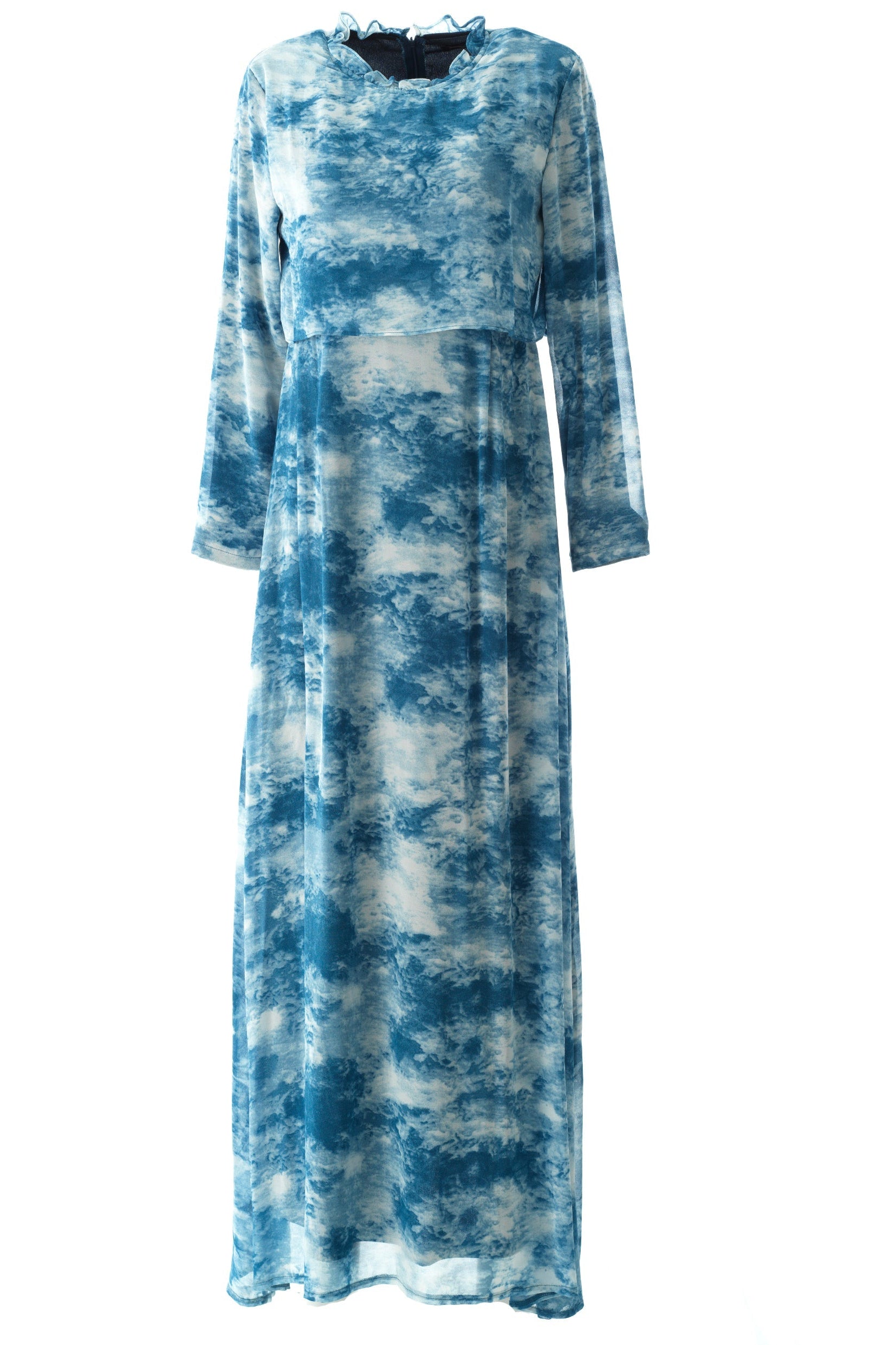 Cloud 9 chiffon print maxi dress Kabayare